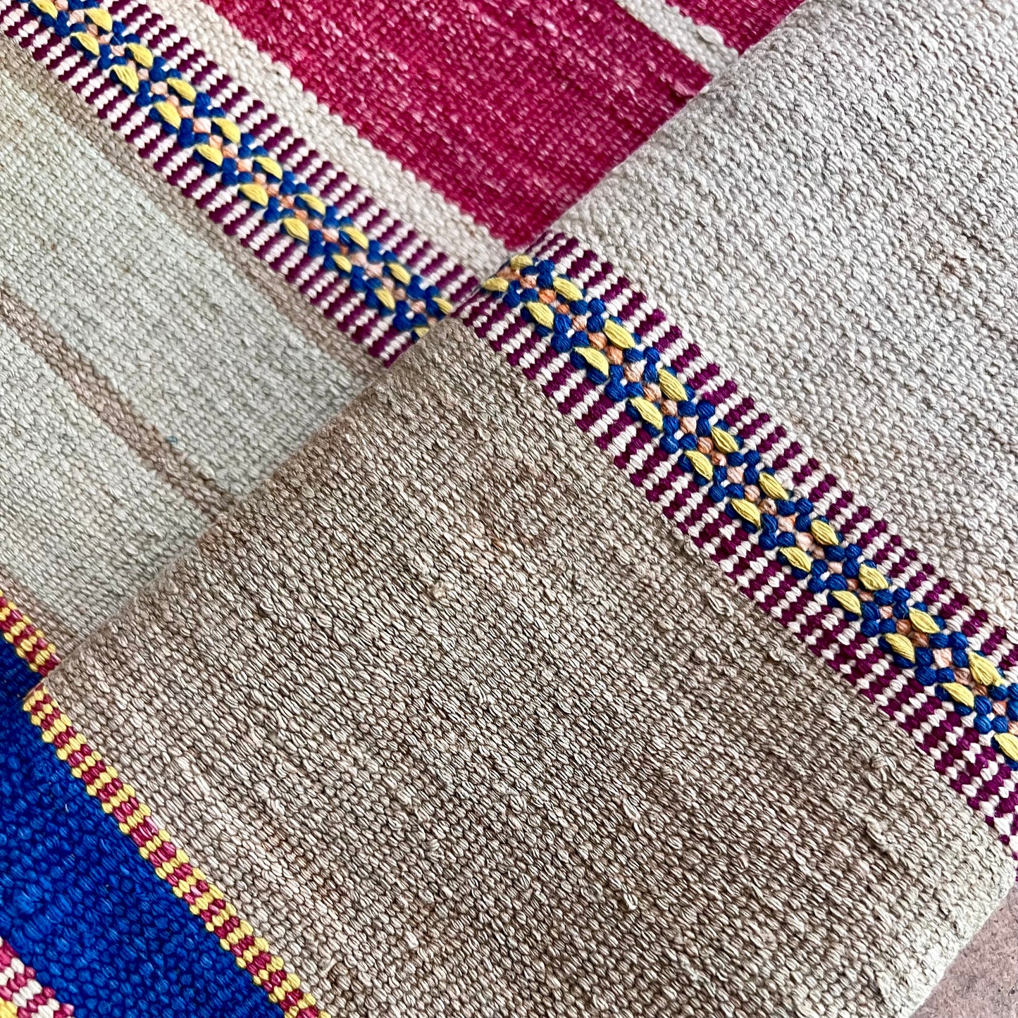 Vibrant Handwoven Southwestern Rug or Mat
