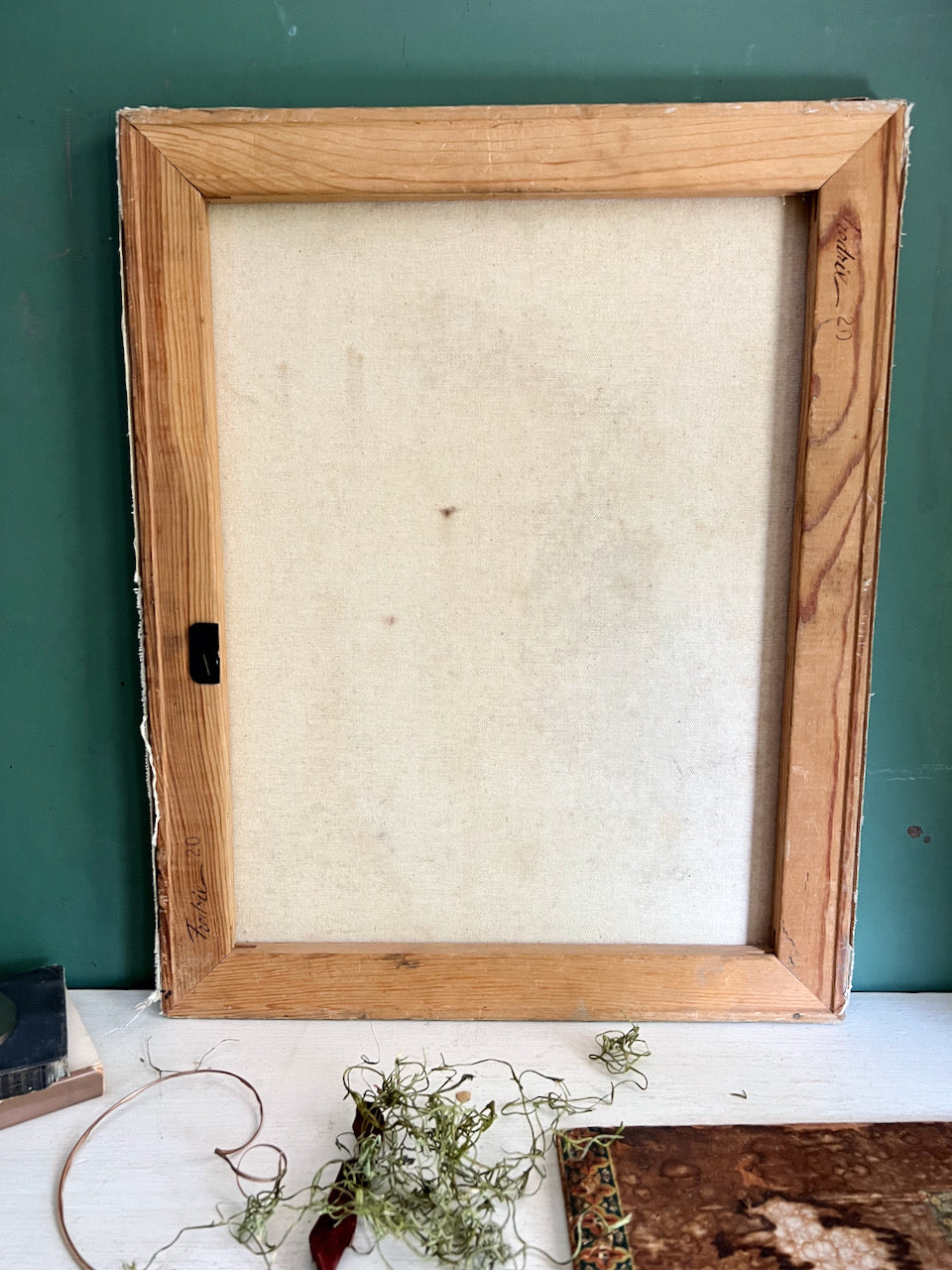 Victorian Portrait Oil Painting of Man with Beret