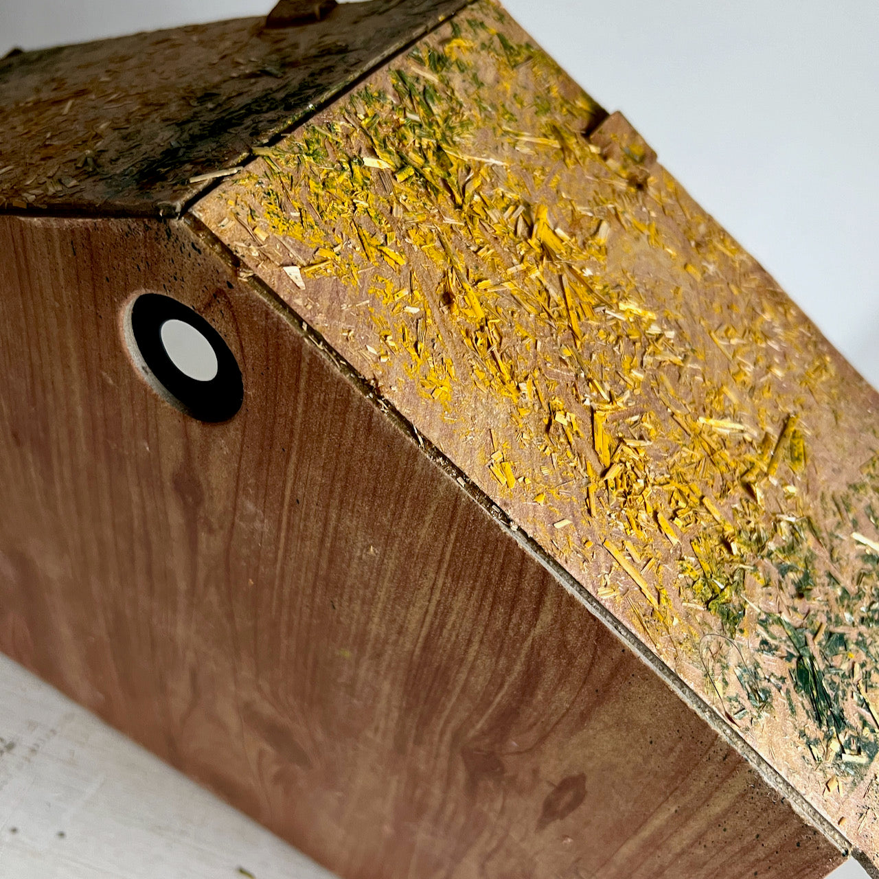 Vintage Wood and Cardboard Nativity Scene