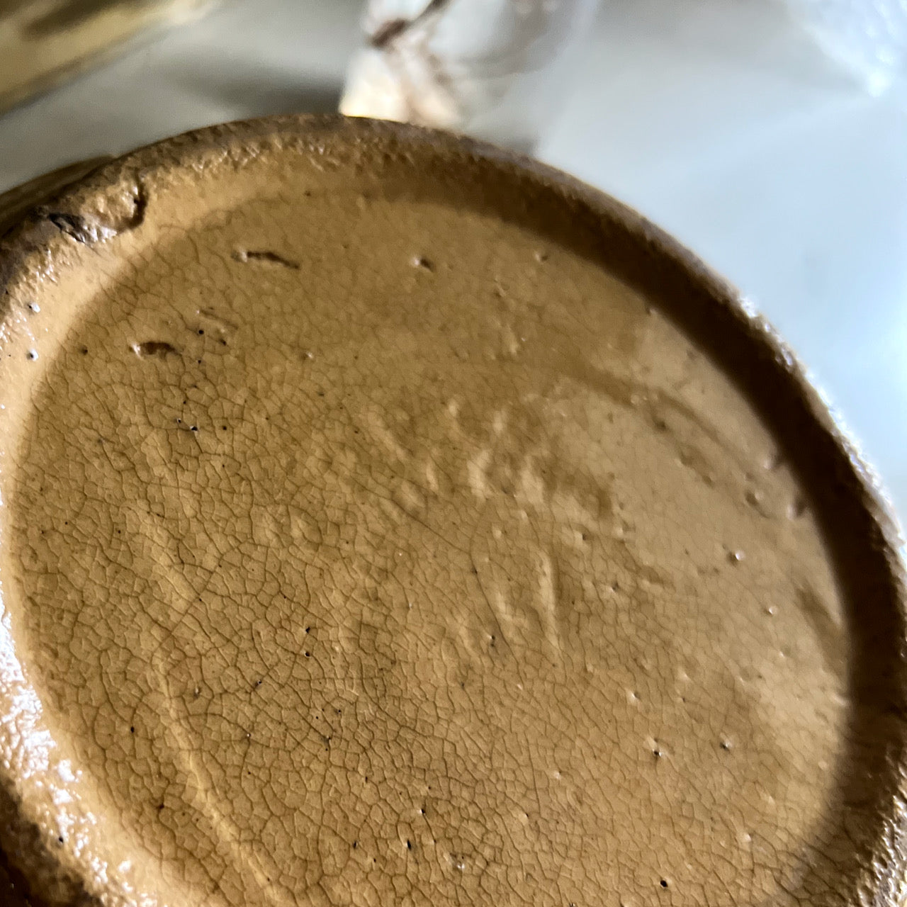 Vintage Robinson Ransbottom Yellow Ware Mixing Bowl (c.1950s)