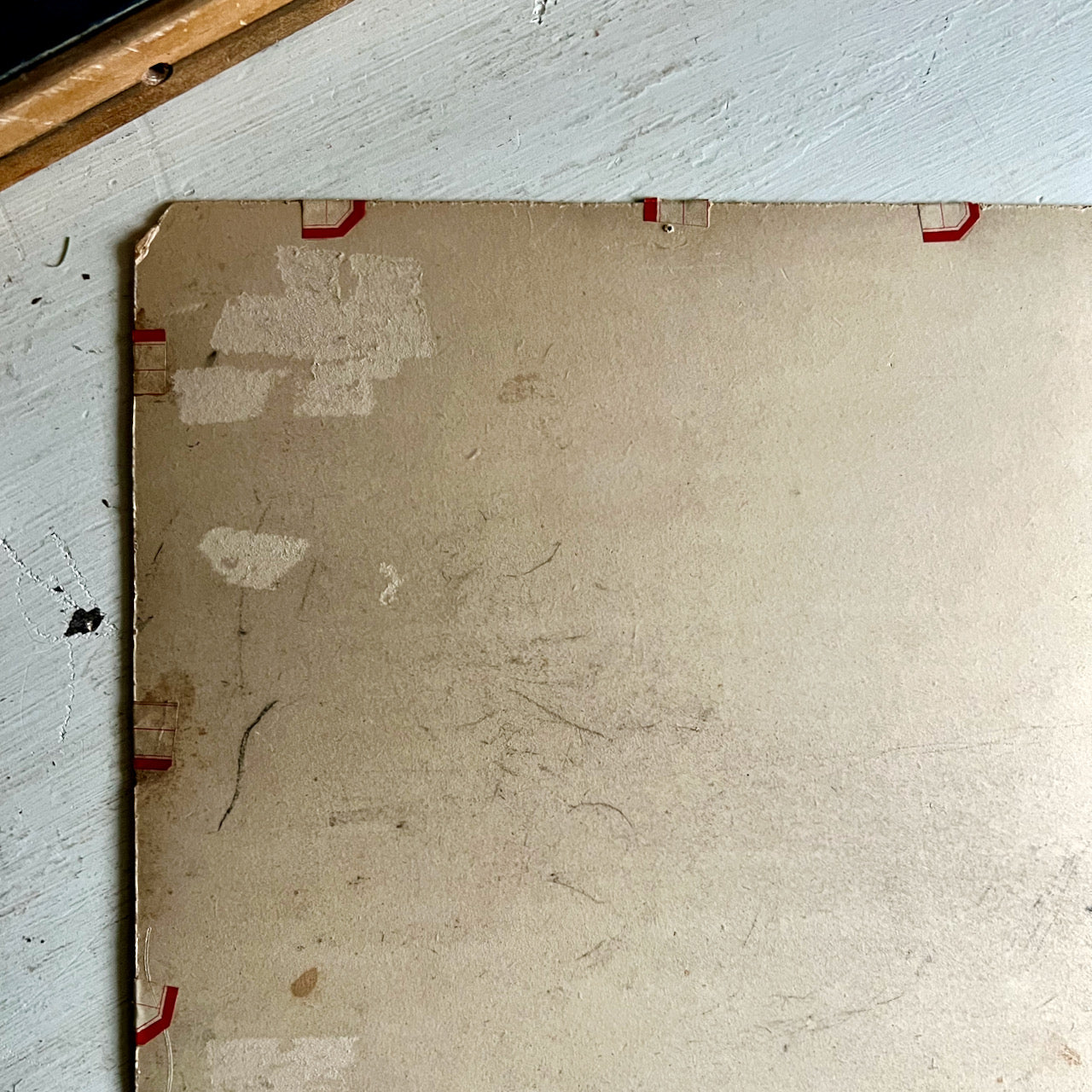 Vintage Bowl of Peaches Chalk Painting (c.1950s)