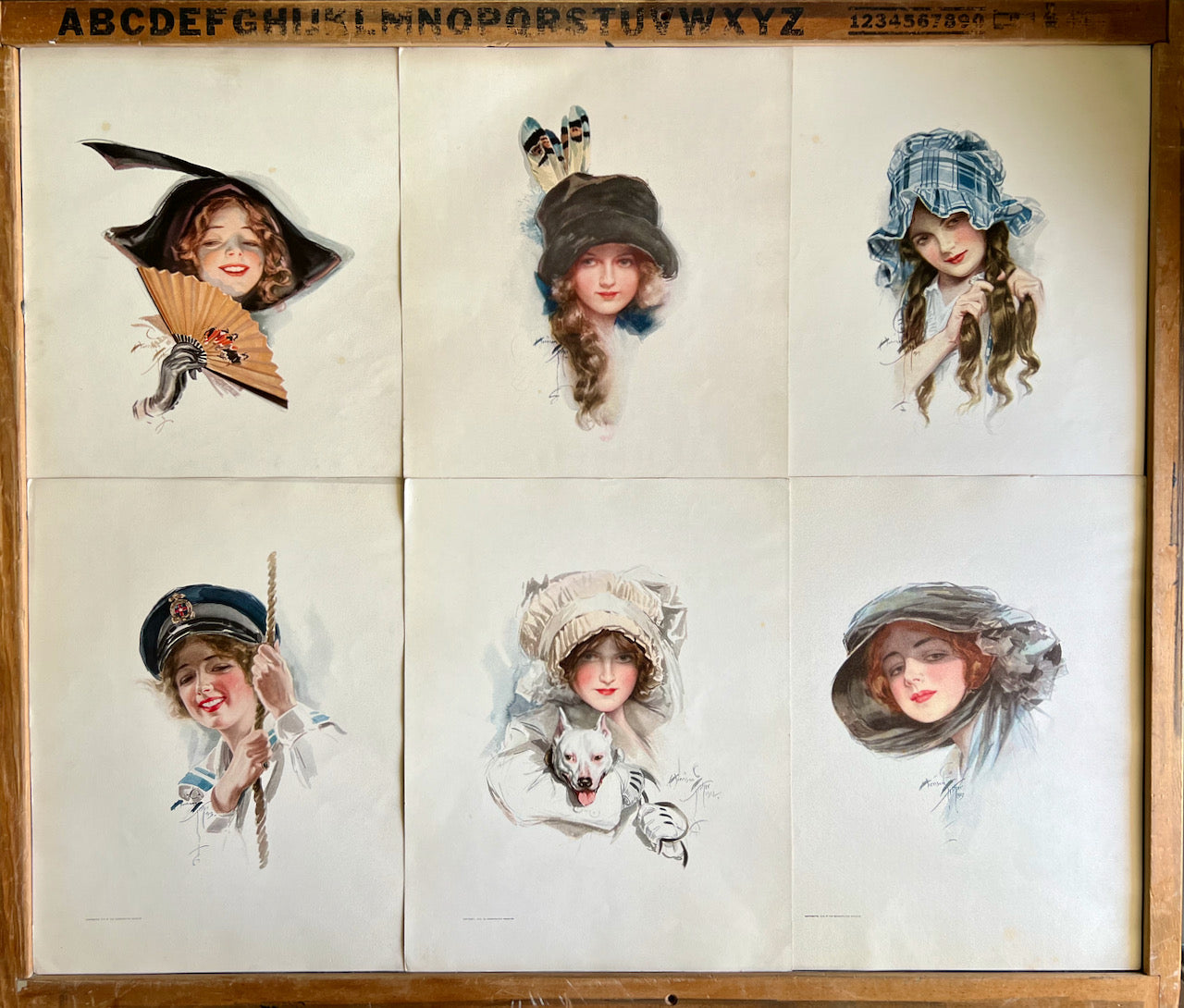 Harrison Fisher's Ideal Types of American Beauty Portfolio (c.1913)