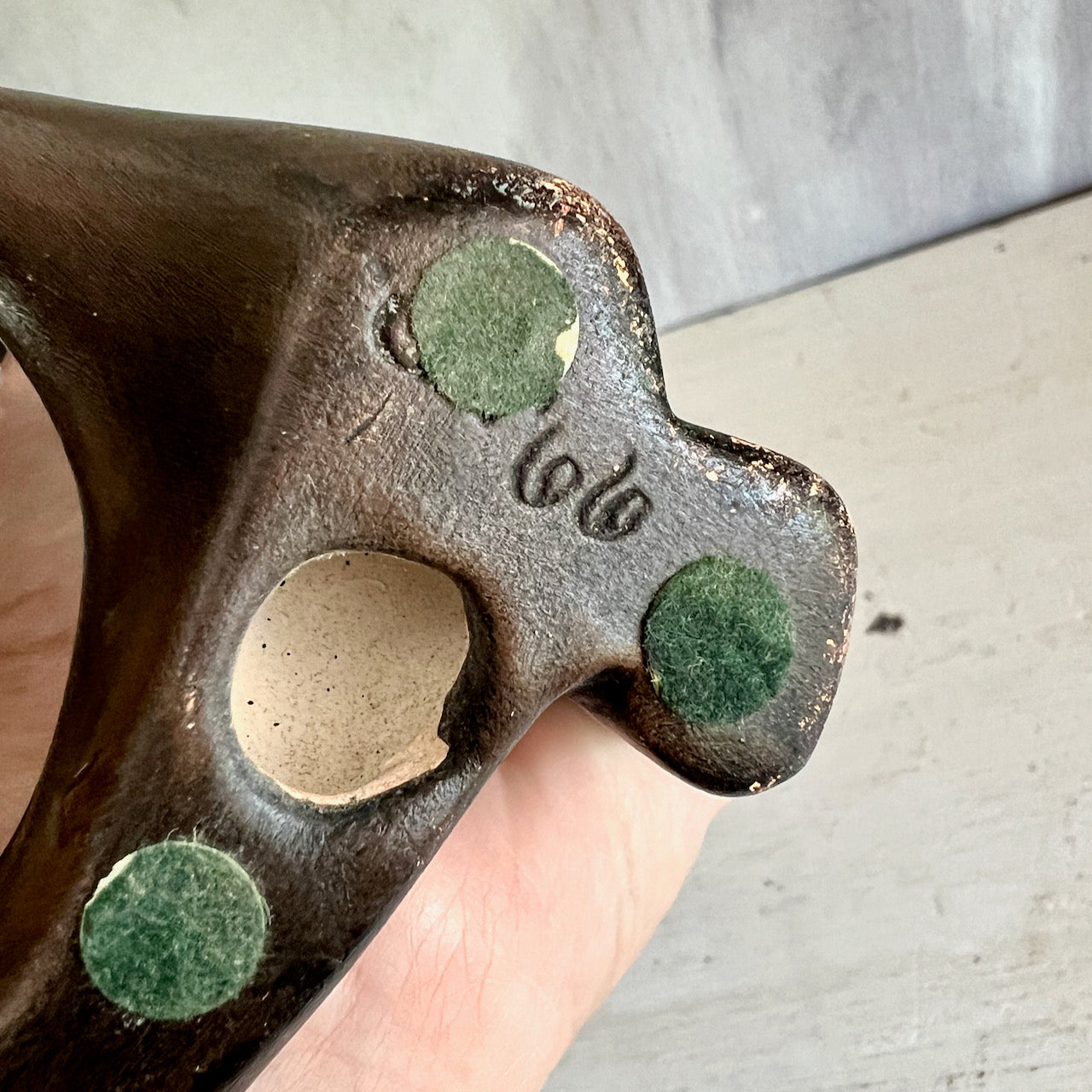 Pair of Mid Century Modernist Nesting Monkey Figurines