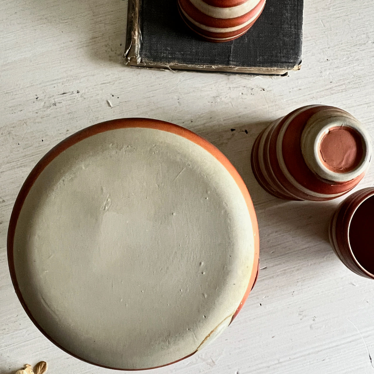 Vintage Pottery Sake Set