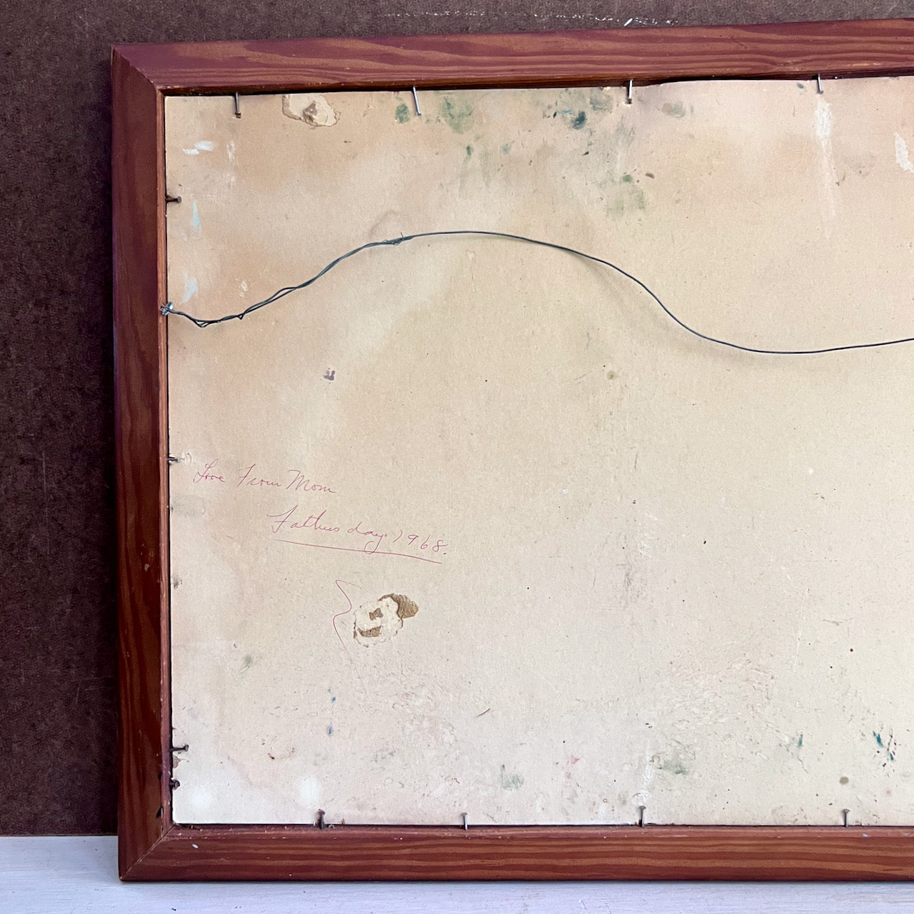 Vintage 1958 Paint By Number: Wild Ducks Return