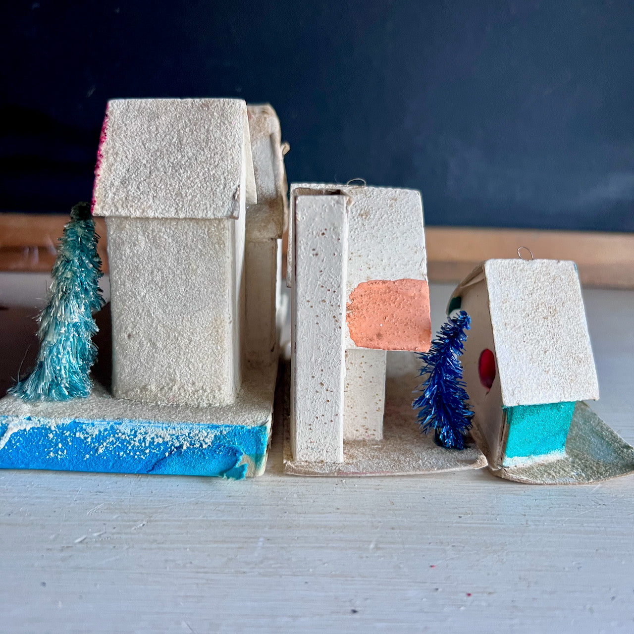 1950s Vintage Putz Houses and Church