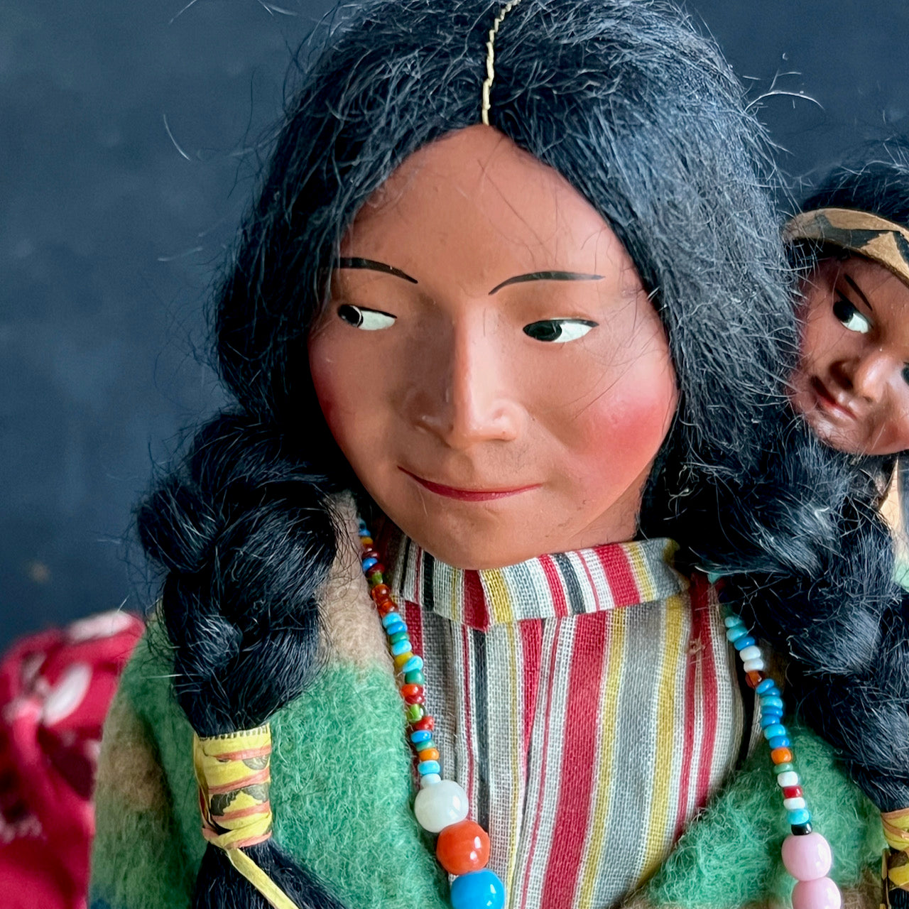 Vintage Native American Skookum Character Doll Collection