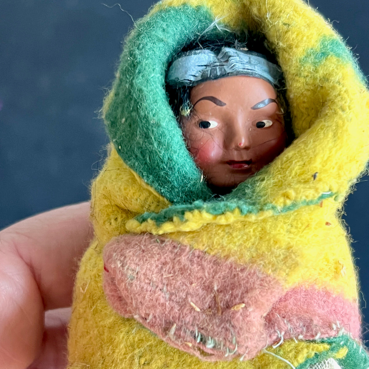 Vintage Native American Skookum Character Doll Collection
