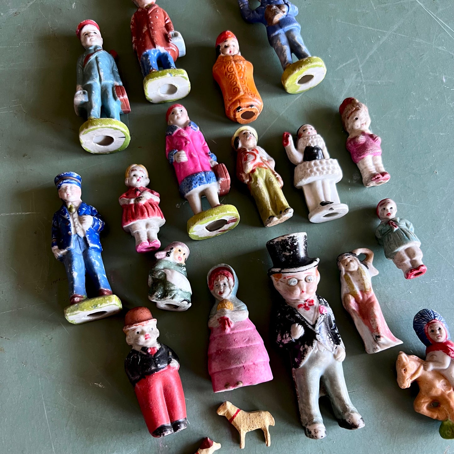 Vintage Japan Miniature Porcelain Circus and Farm Figure Collection