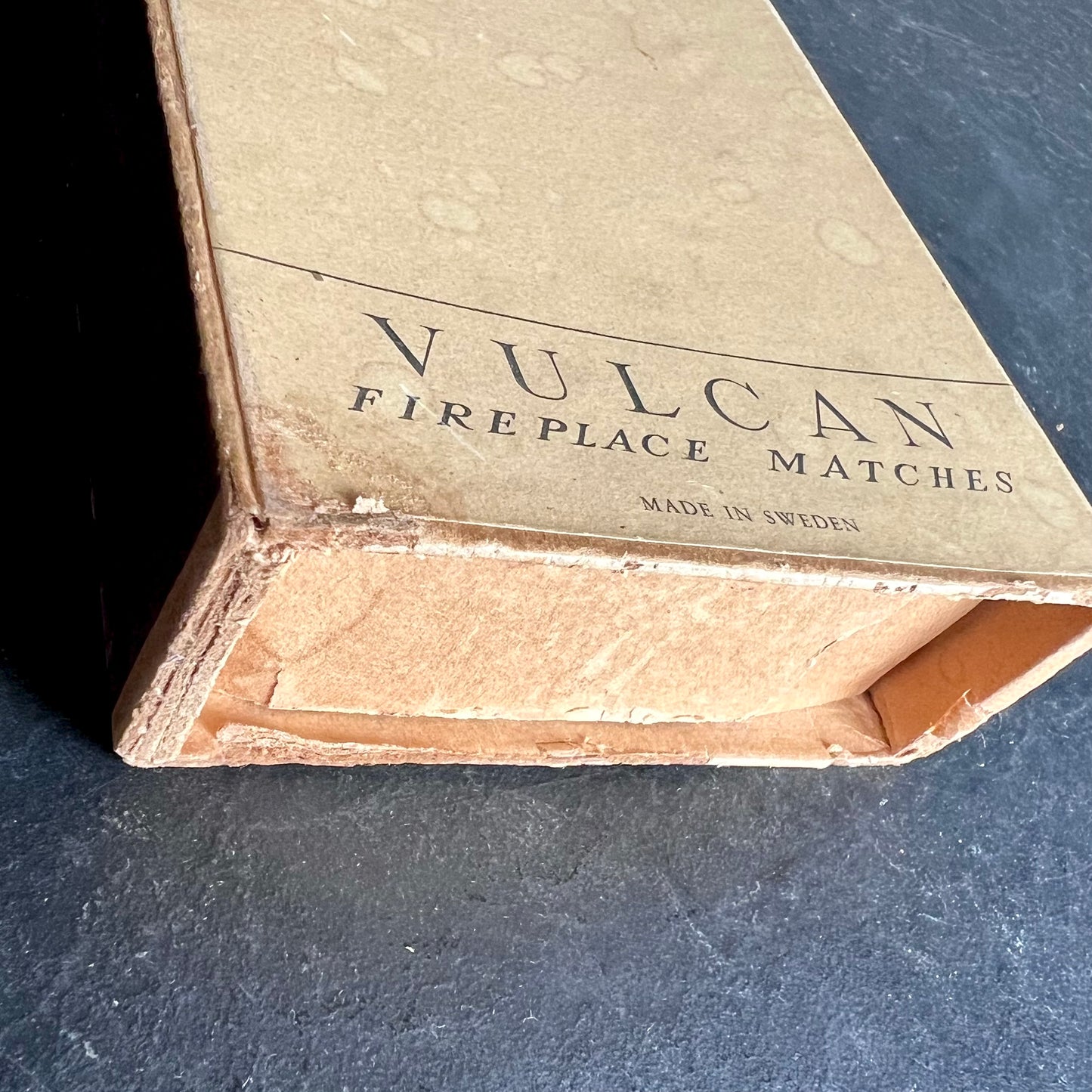 Vintage Vulcan Fireplace Matches, Made in Sweden