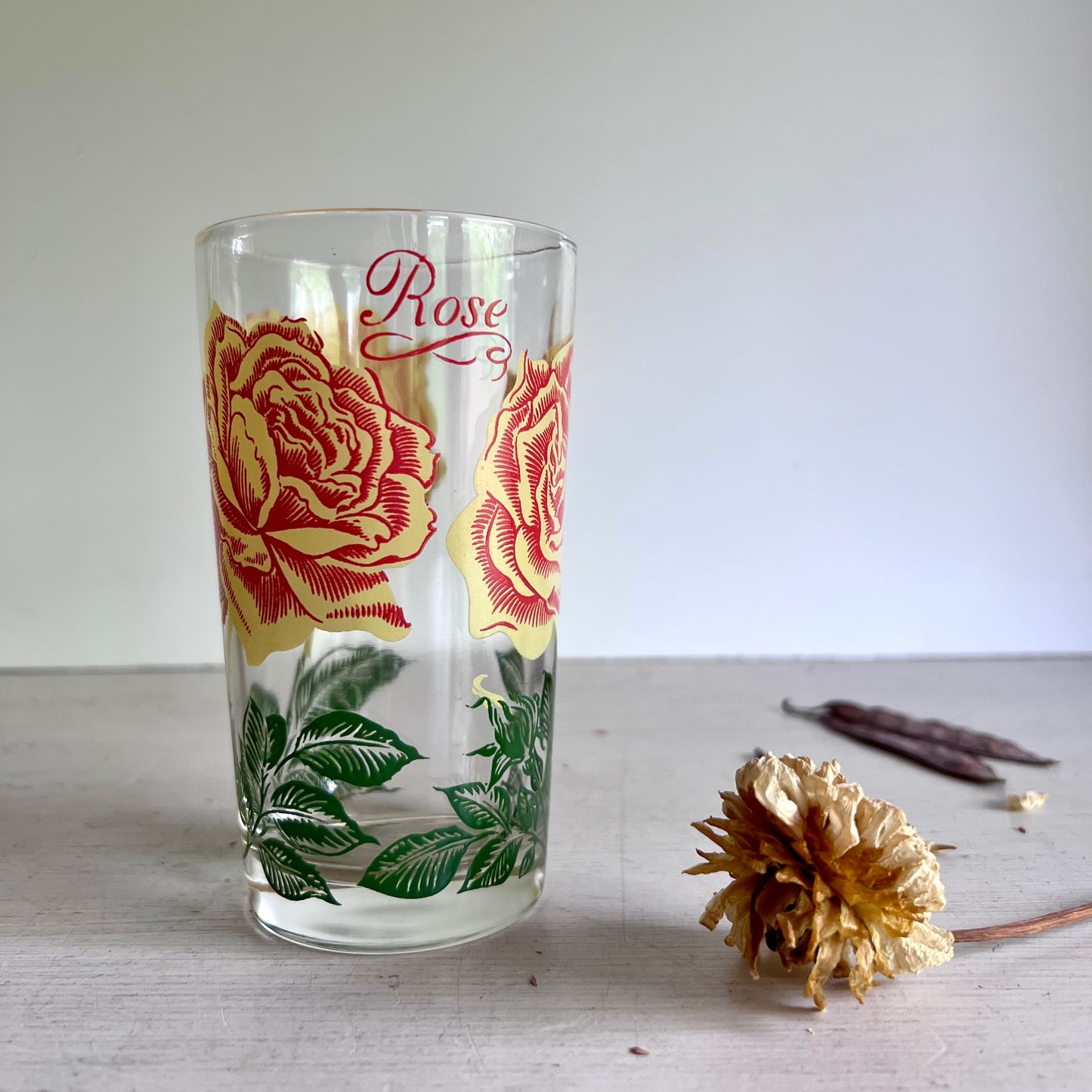 Set of Eleven Mid Century 1950s Boscul Peanut Butter Glasses