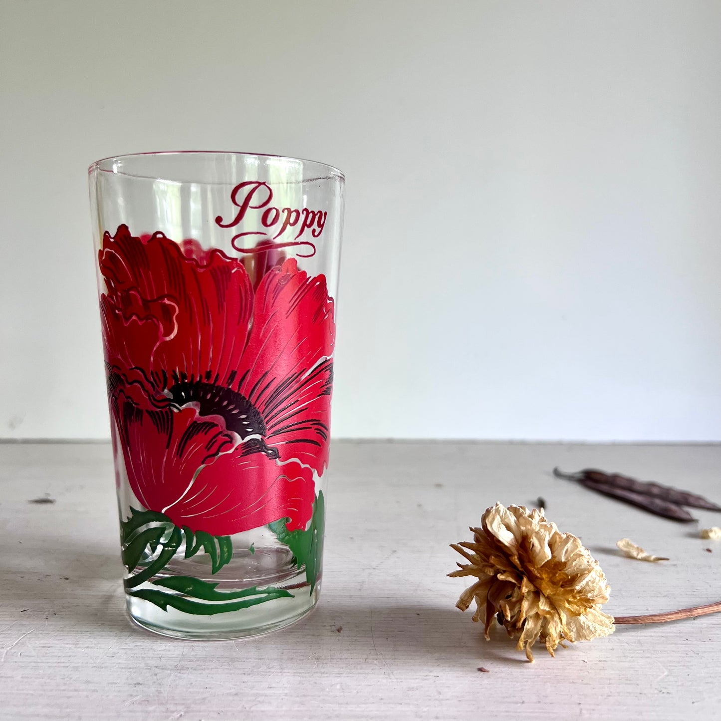 Set of Eleven Mid Century 1950s Boscul Peanut Butter Glasses