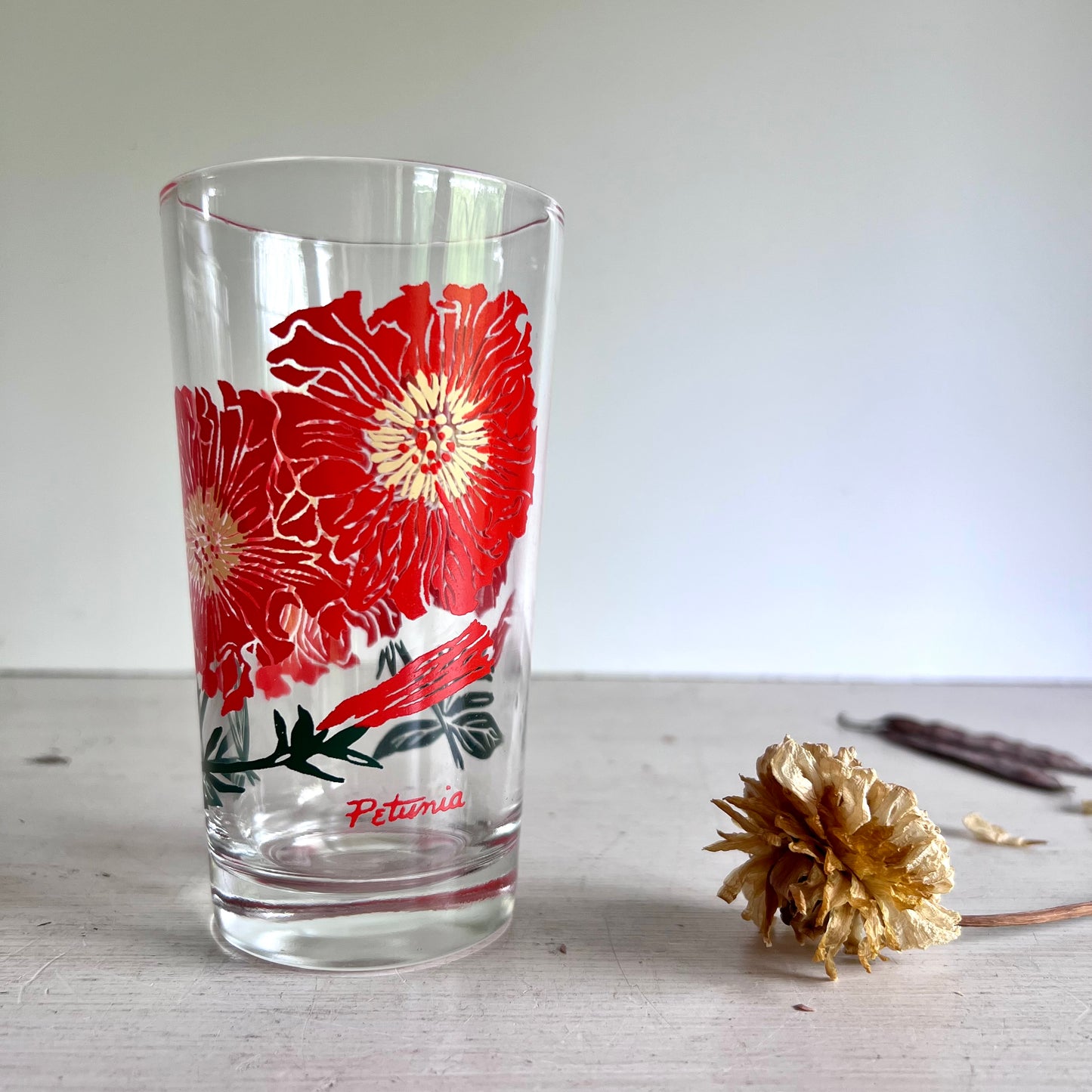 Set of Eleven Mid Century 1950s Boscul Peanut Butter Glasses