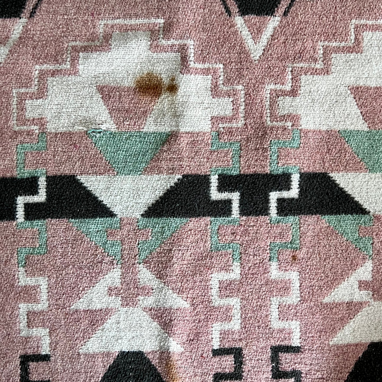 Vintage Southwestern Wool Camp Blanket