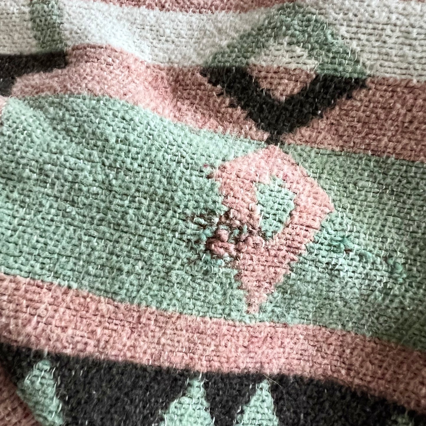 Vintage Southwestern Wool Camp Blanket