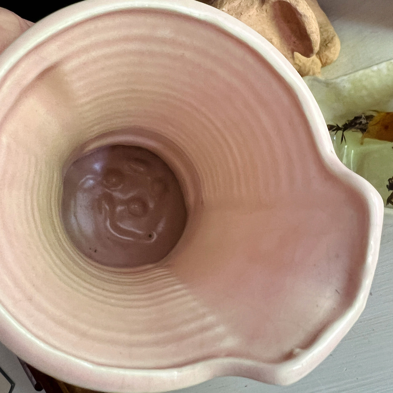 Vintage Japan Pink Deco Pitcher