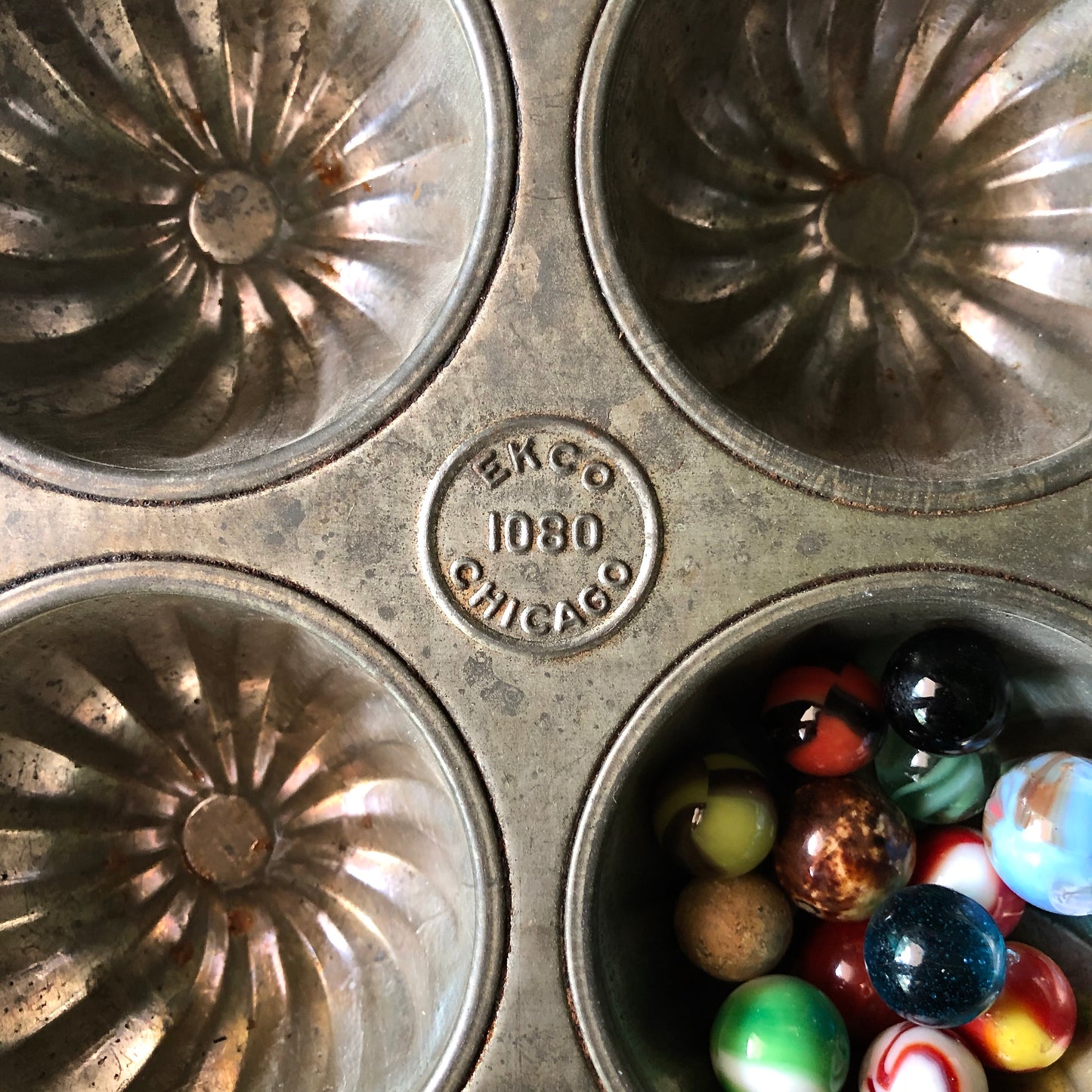 Fluted Cupcake Baking Pan Collection (from c.1940s)