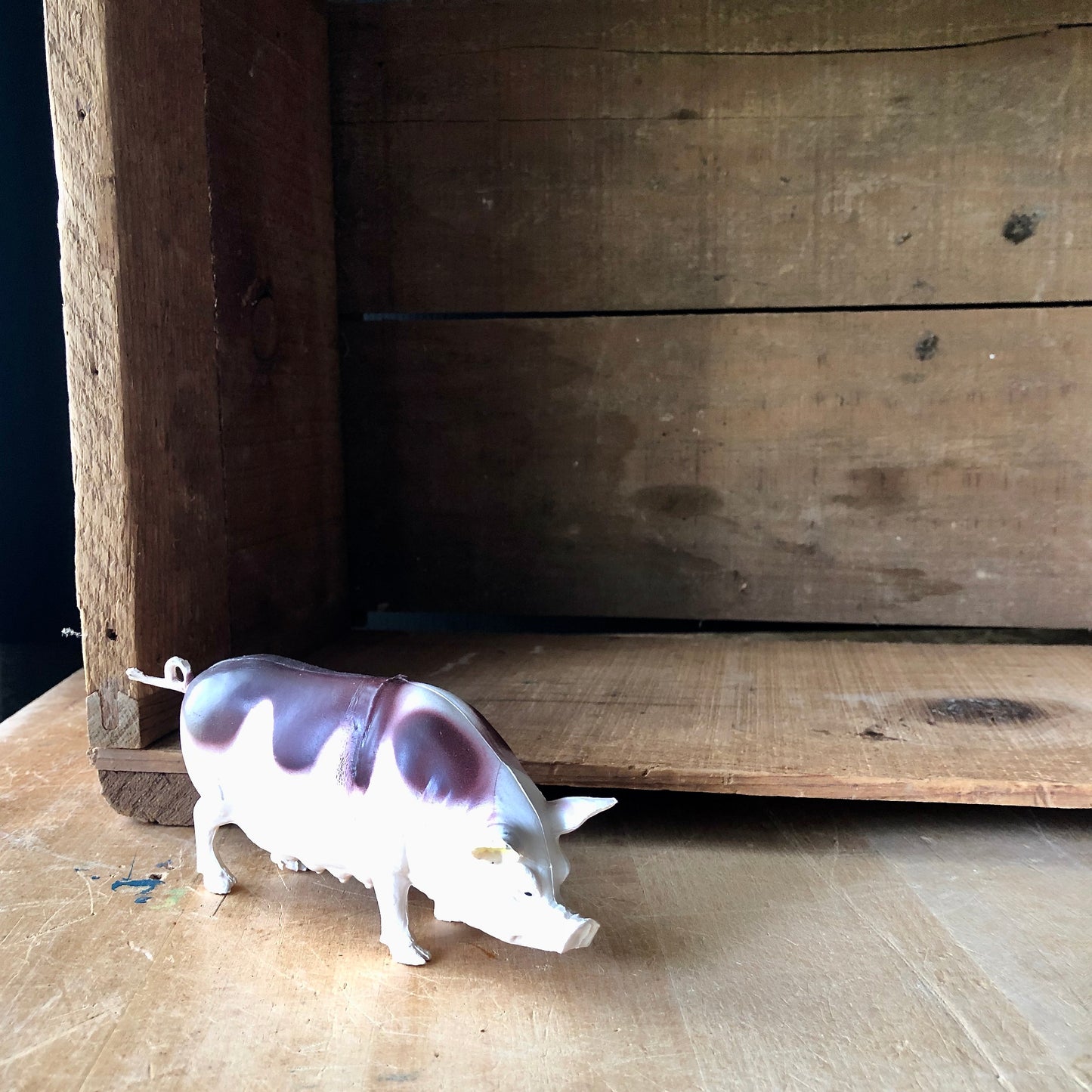Vintage Wooden Fruit Crate (c.1960s)