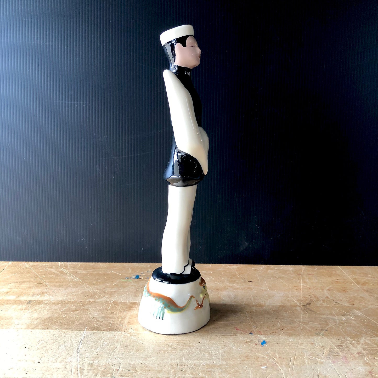 Mid Century Asian Statue by Vilas (c.1950s)