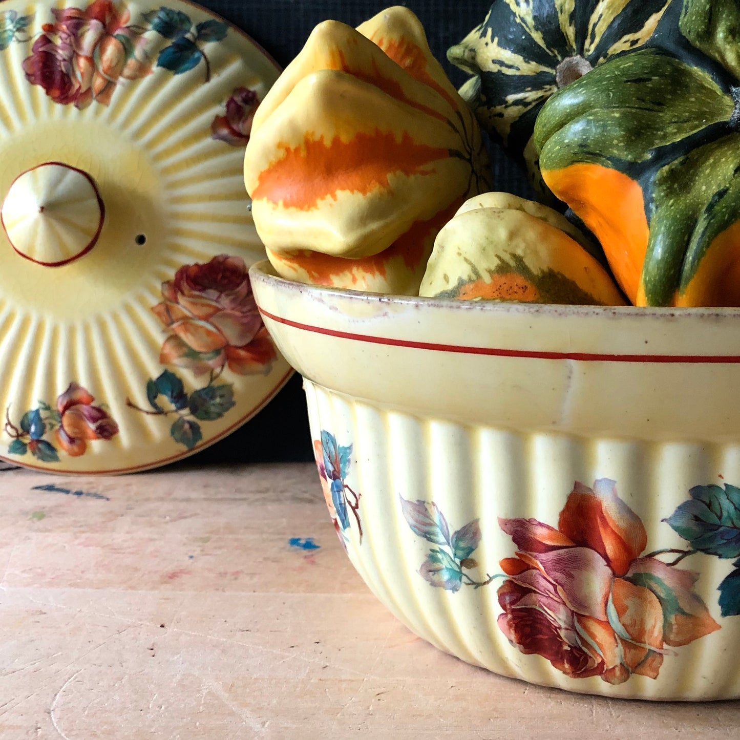 Vintage Bake Rite Covered Baking Dish (1940s)