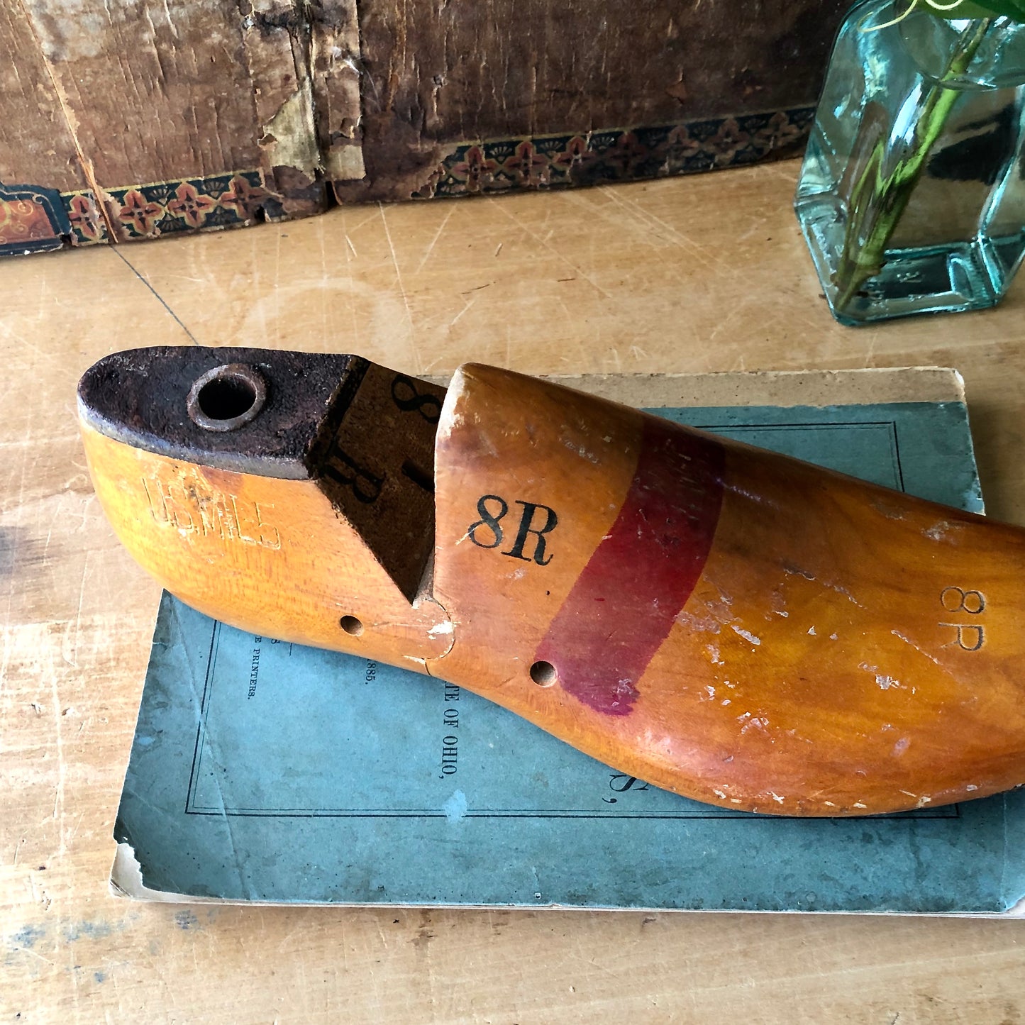 Antique Cobbler's Wooden Shoe Last (c.1900s)
