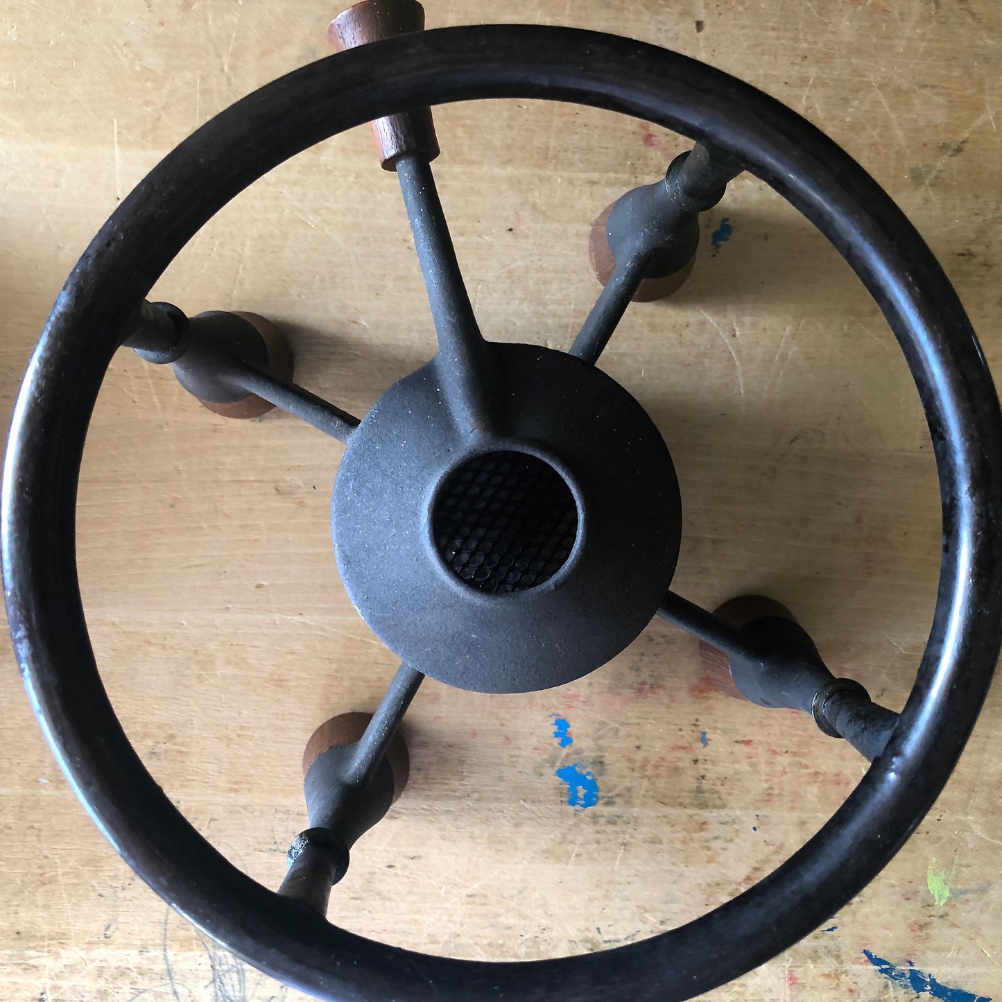 Dansk Kobenstyle Red Enamel Mid Century Fondue Pot (c.1960s)