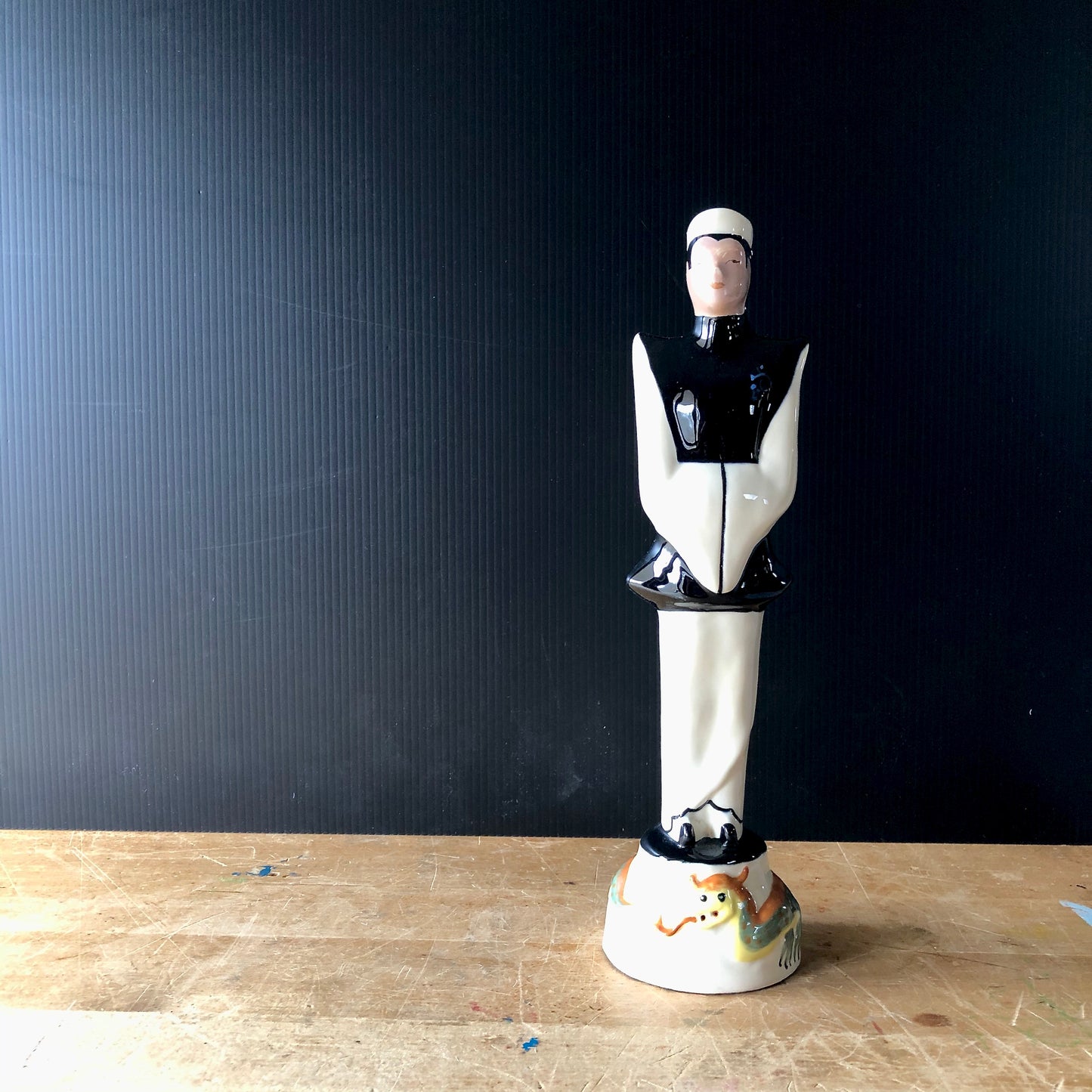 Mid Century Asian Statue by Vilas (c.1950s)