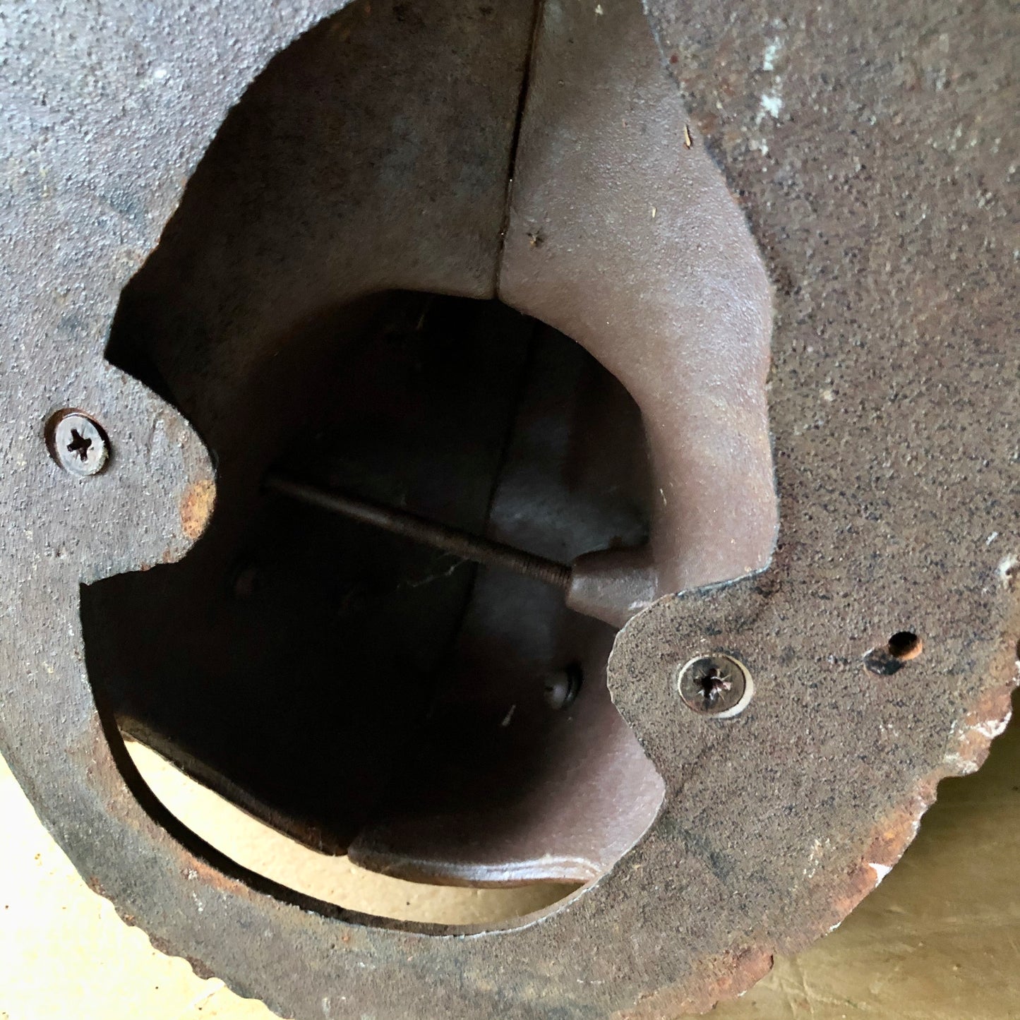 Antique Cast Iron Ram's Head Door Knocker (c.1900s)