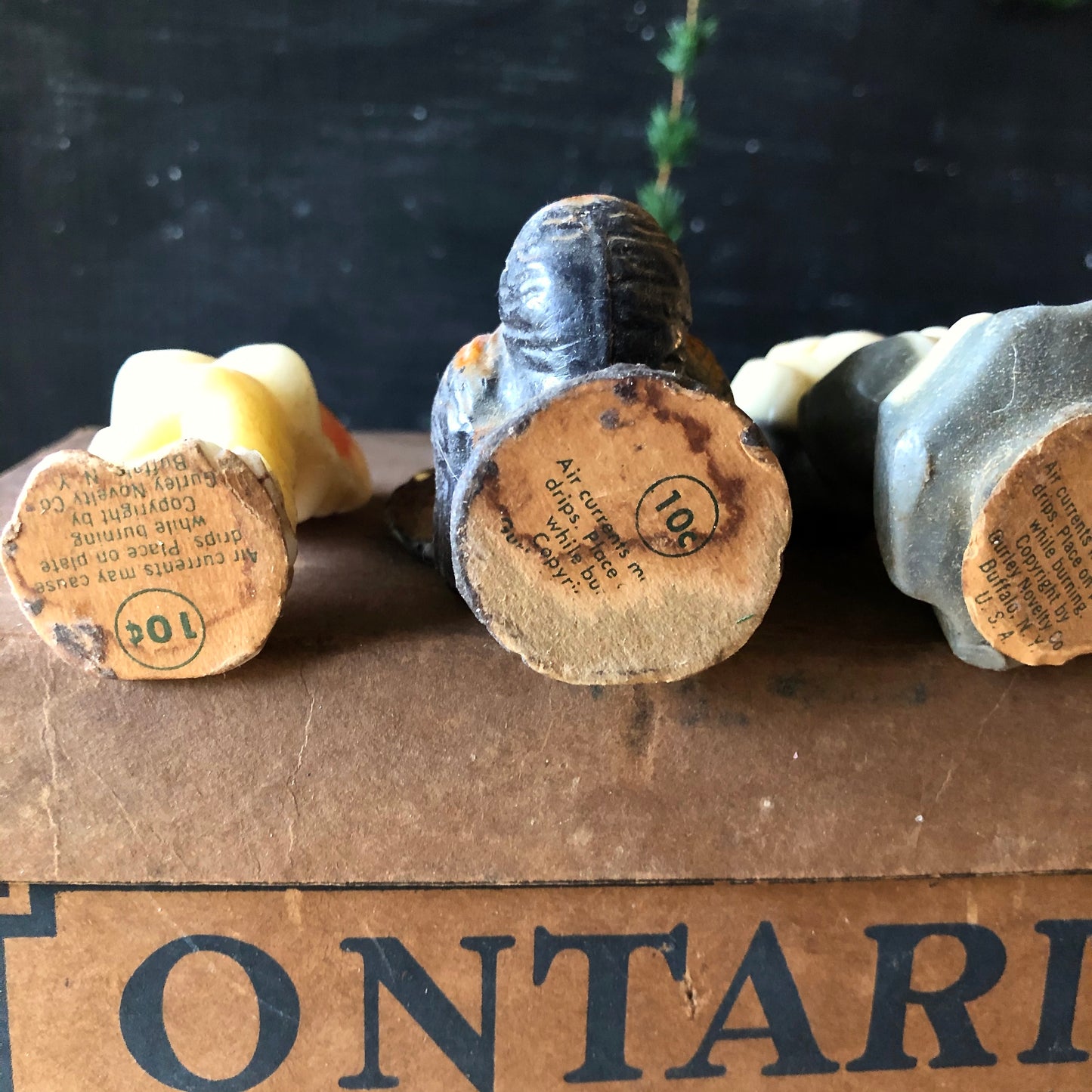 Vintage Gurley Thanksgiving Candles (c.1950s)