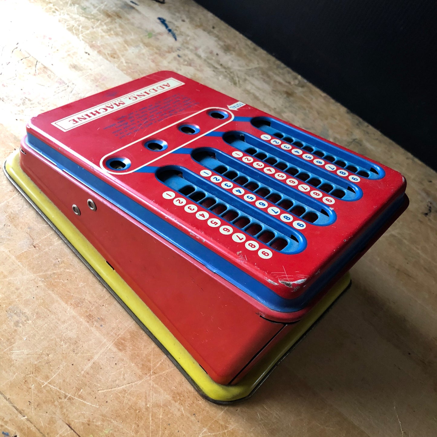 Wolverine Litho Tin Toy Adding Machine (c.1940s)
