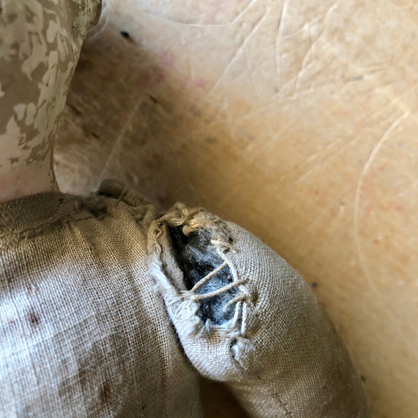 Creepy Antique Composition Baby Doll (c.1900s)