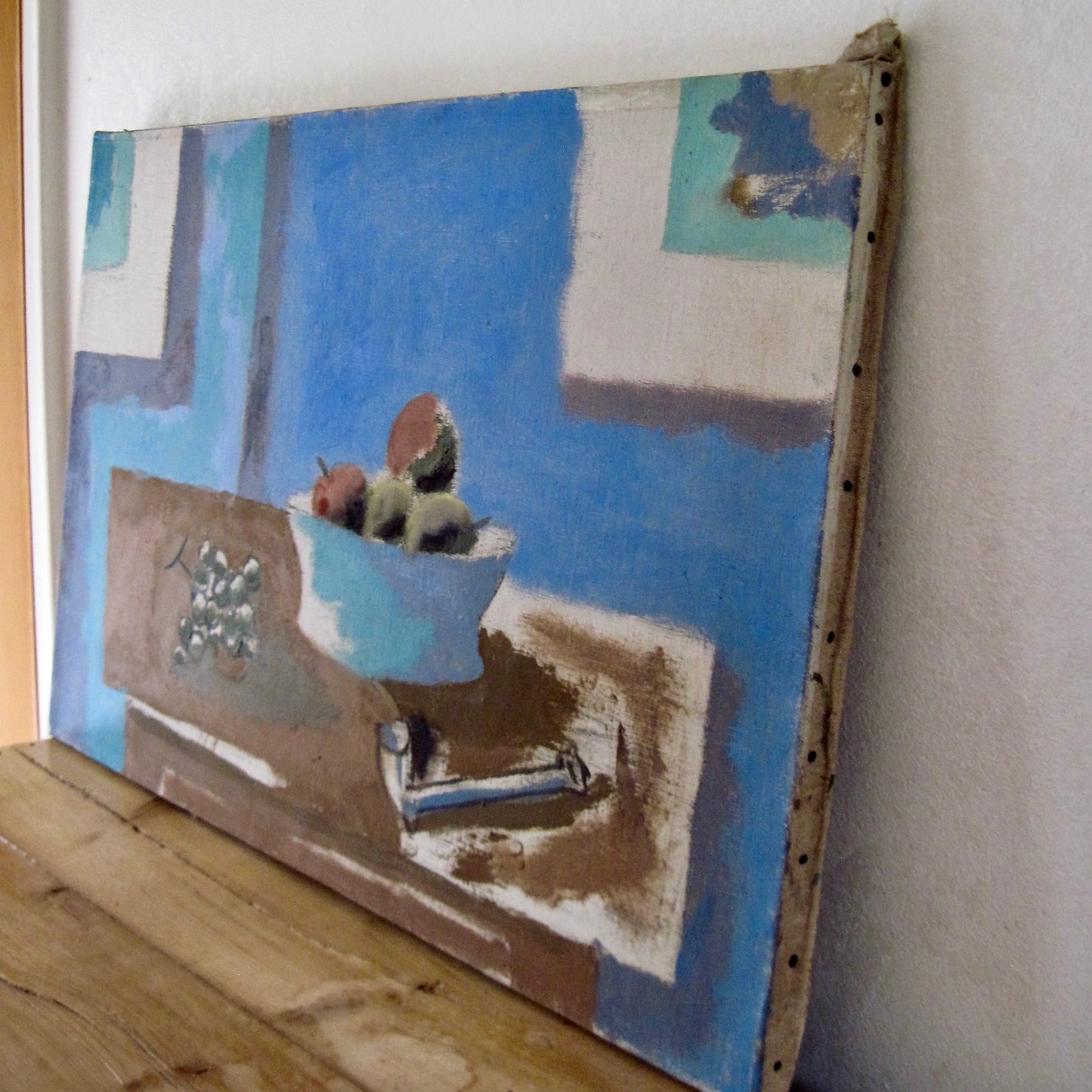 Antique Still Life Oil Painting by Edgar Yaeger (c.1900s)