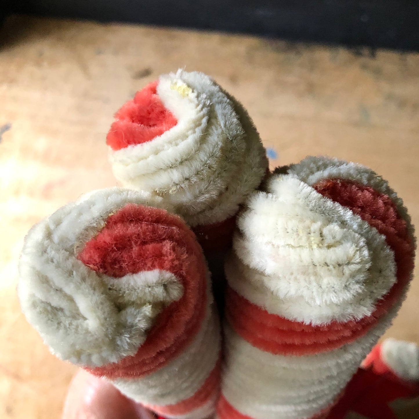 Vintage Pipe Cleaner Candy Canes (c.1960s)