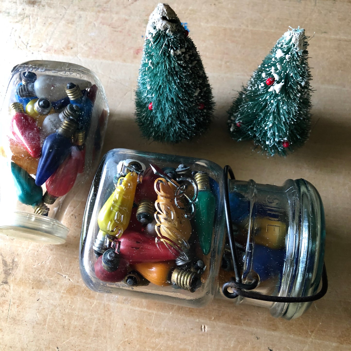 Vintage Multicolor Christmas Light Bulbs