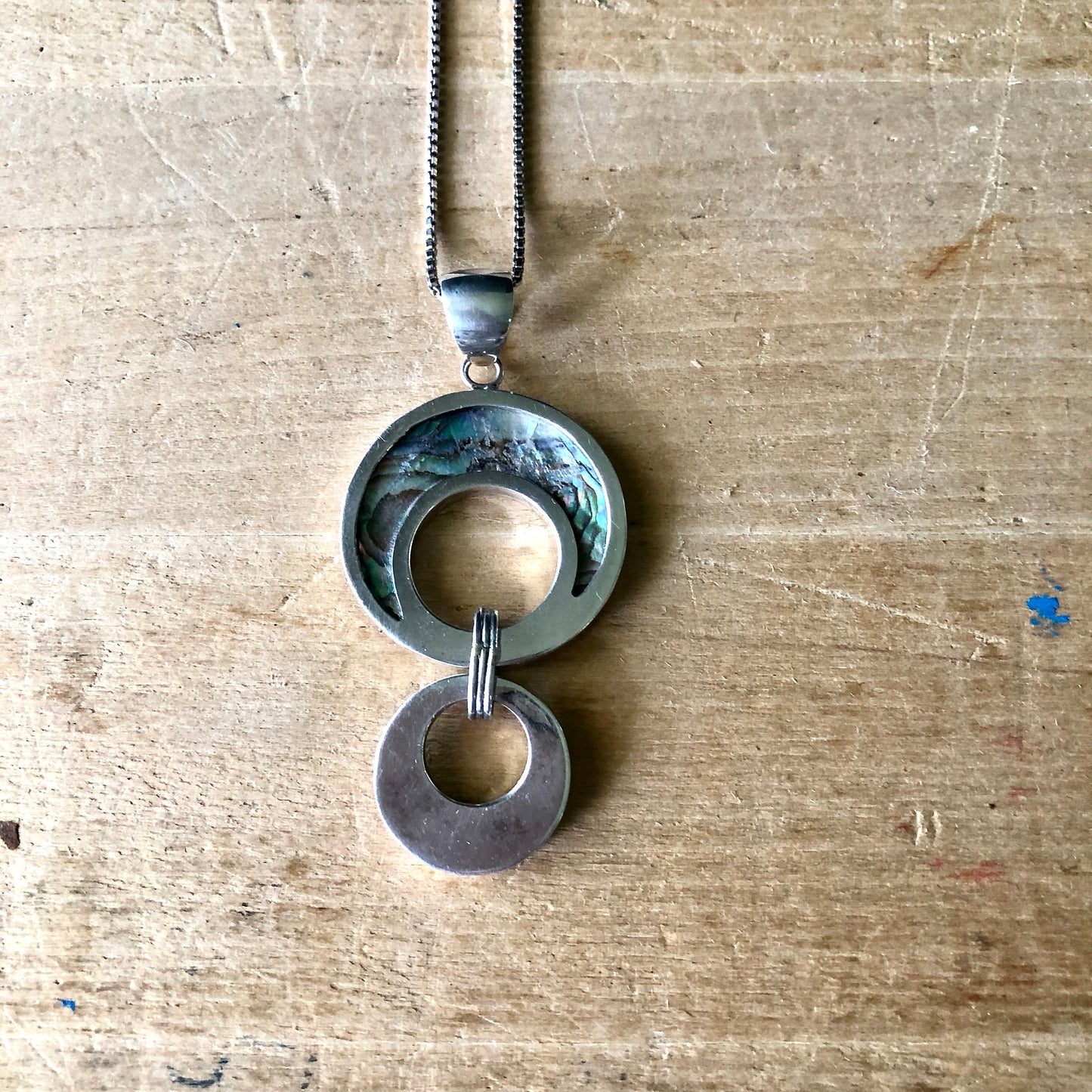 Sterling and Abalone Necklace by Paolo Romeo (c.1970s)