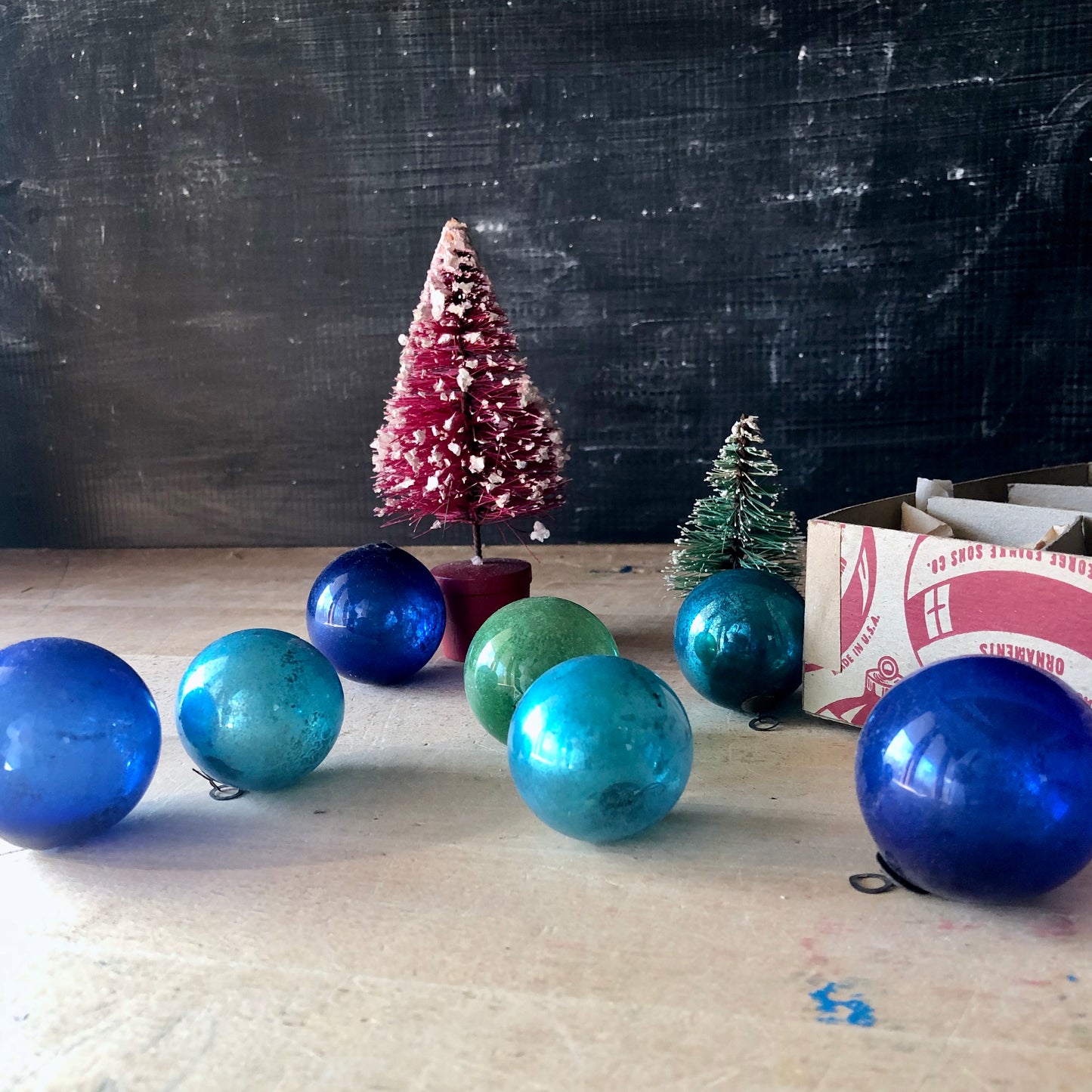 Antique Japan Kugel Style Ornaments (c.1930s)