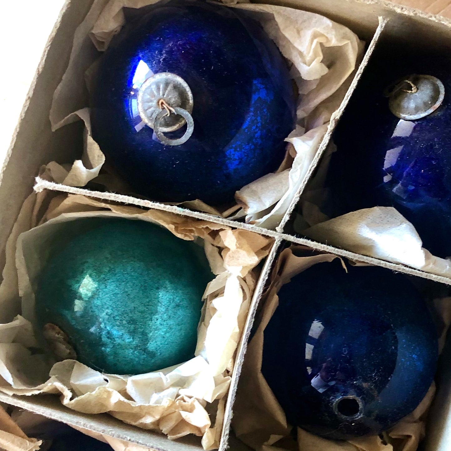Antique Japan Kugel Style Ornaments (c.1930s)