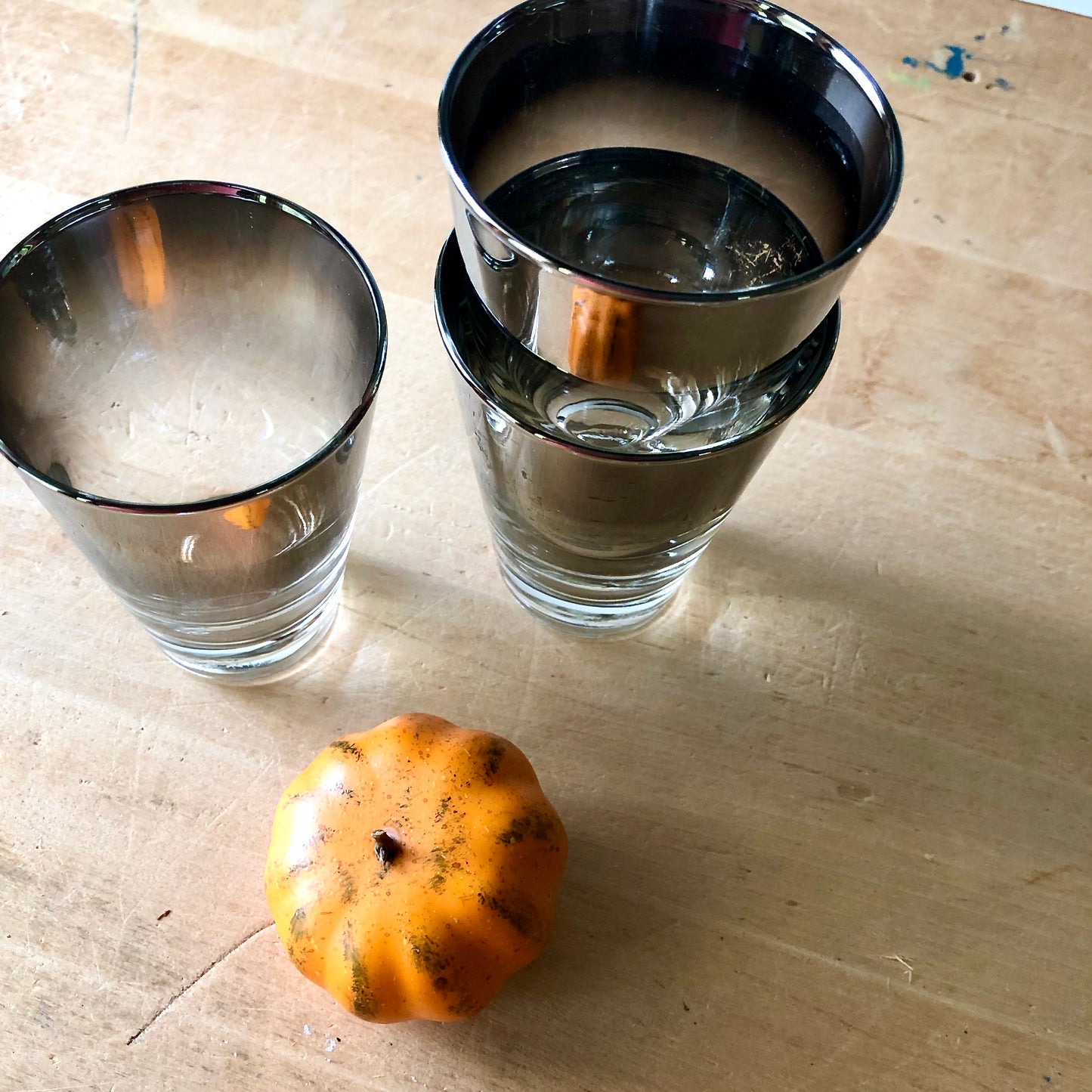 Mid Century Silver Fade Bar Ware (c.1960s)