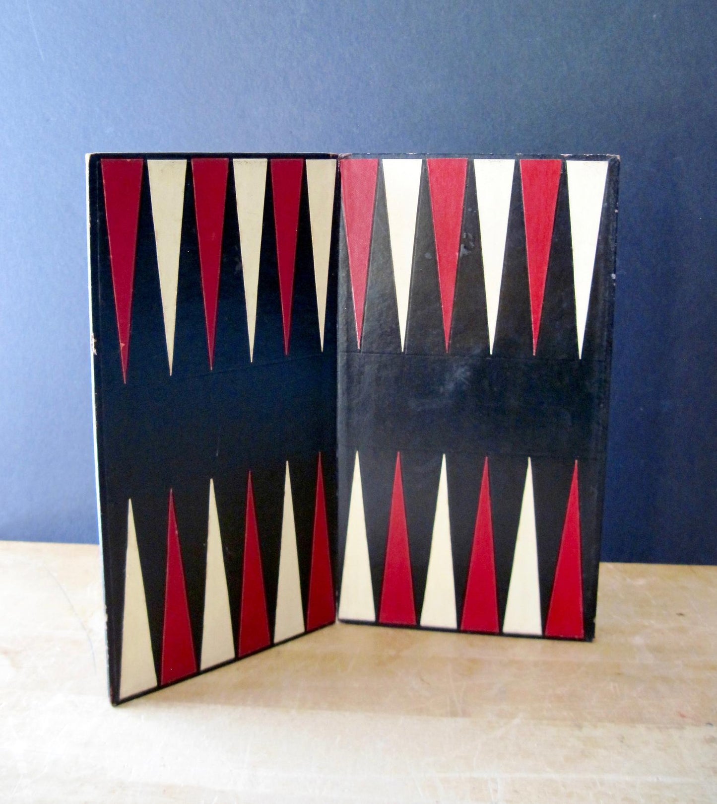 Vintage Game Board Set for Poker, Backgammon, Checkers, Chess