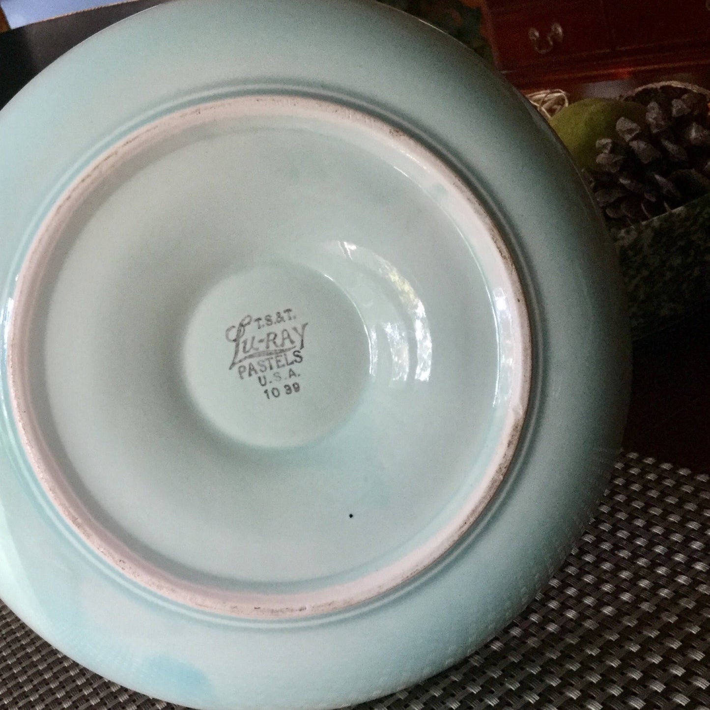 Vintage Luray Pastels Green Epergne Vase (c.1930s)