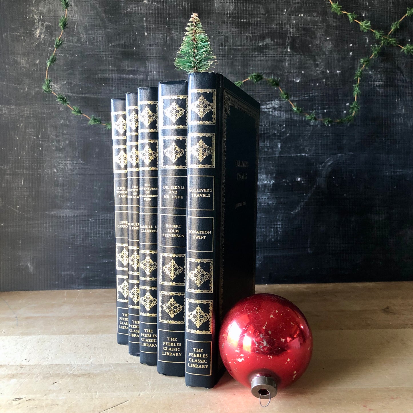 Vintage Peebles Classic Library Books, Set of 5 (c.1970s)
