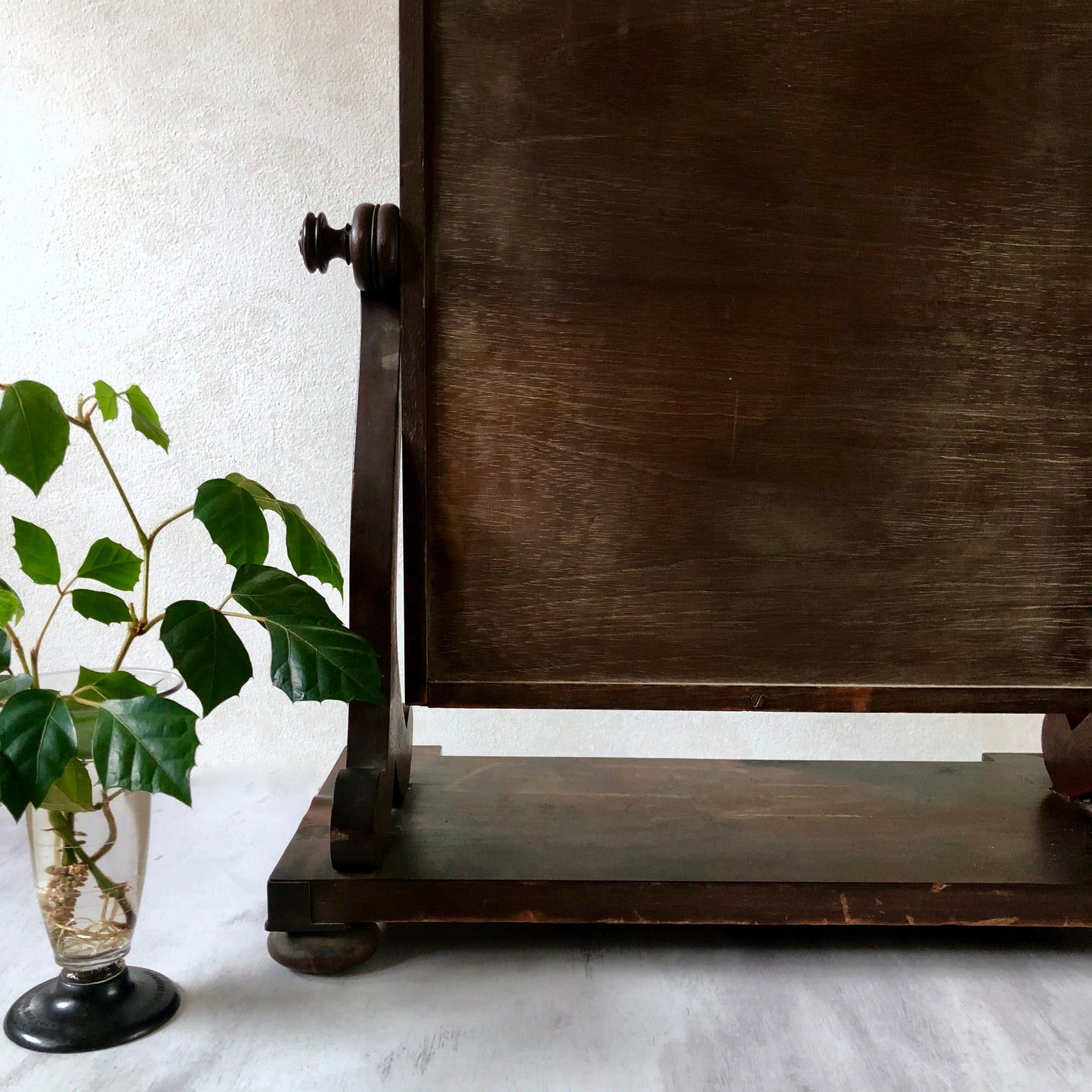 Antique American Empire Shaving Mirror (c.19th century)