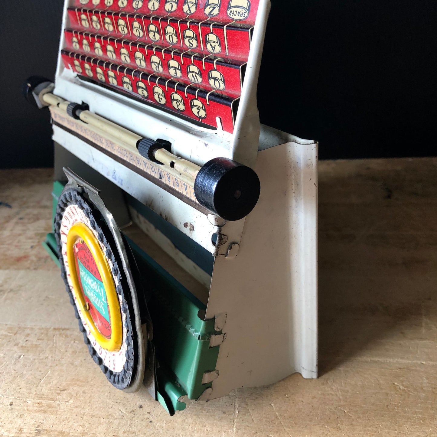 Simplex Toy Litho Tin Typewriter (c.1930s)