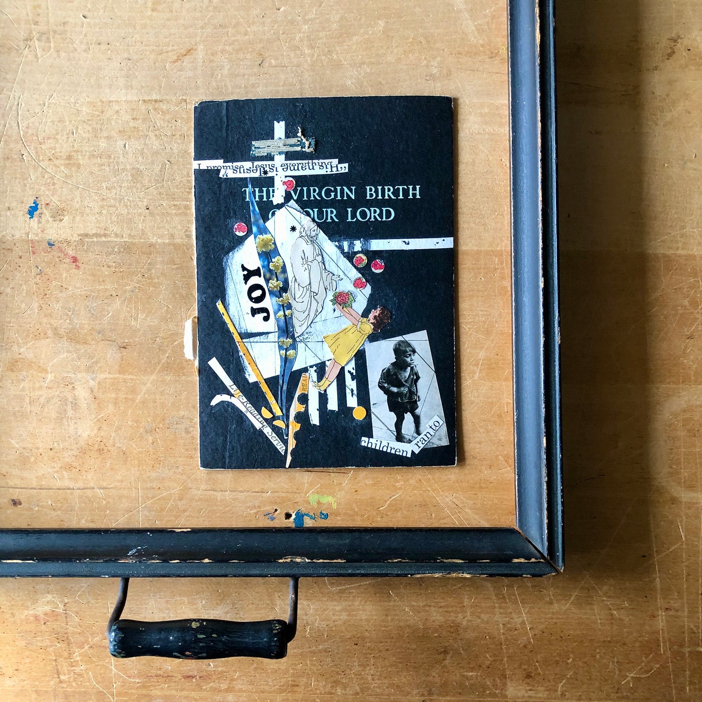 Abstract Collage of The Virgin Birth