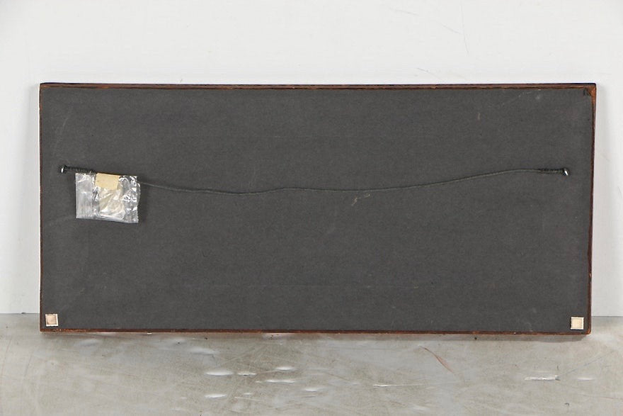 Framed Chalkware Folk Art Sculpture 'It Is To Laugh' (c.1900s)