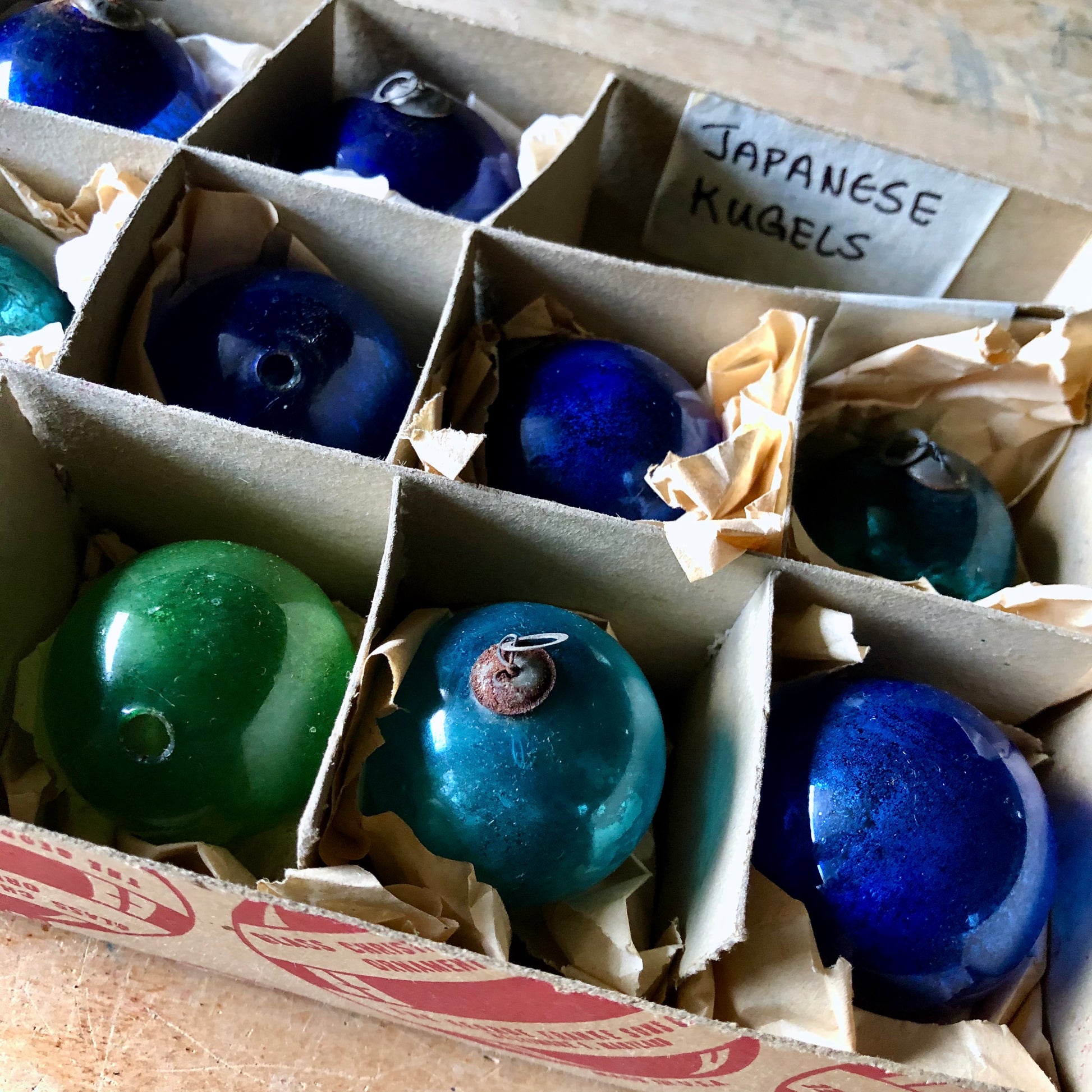 Antique Japan Kugel Style Ornaments (c.1930s)
