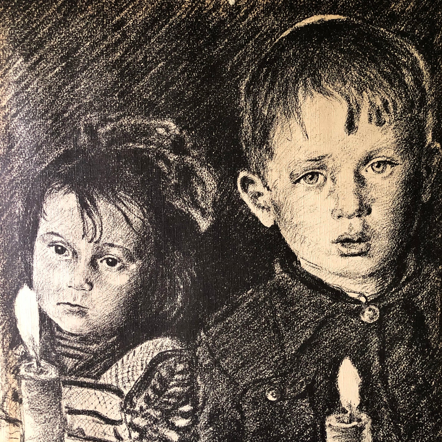 Jewish Art 'First Sabbath' Lithograph (1970)
