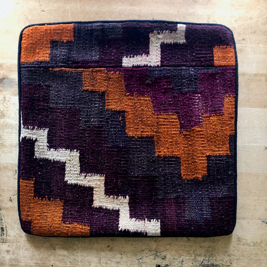 Vintage Kilim Zig Zag Accent Pillow