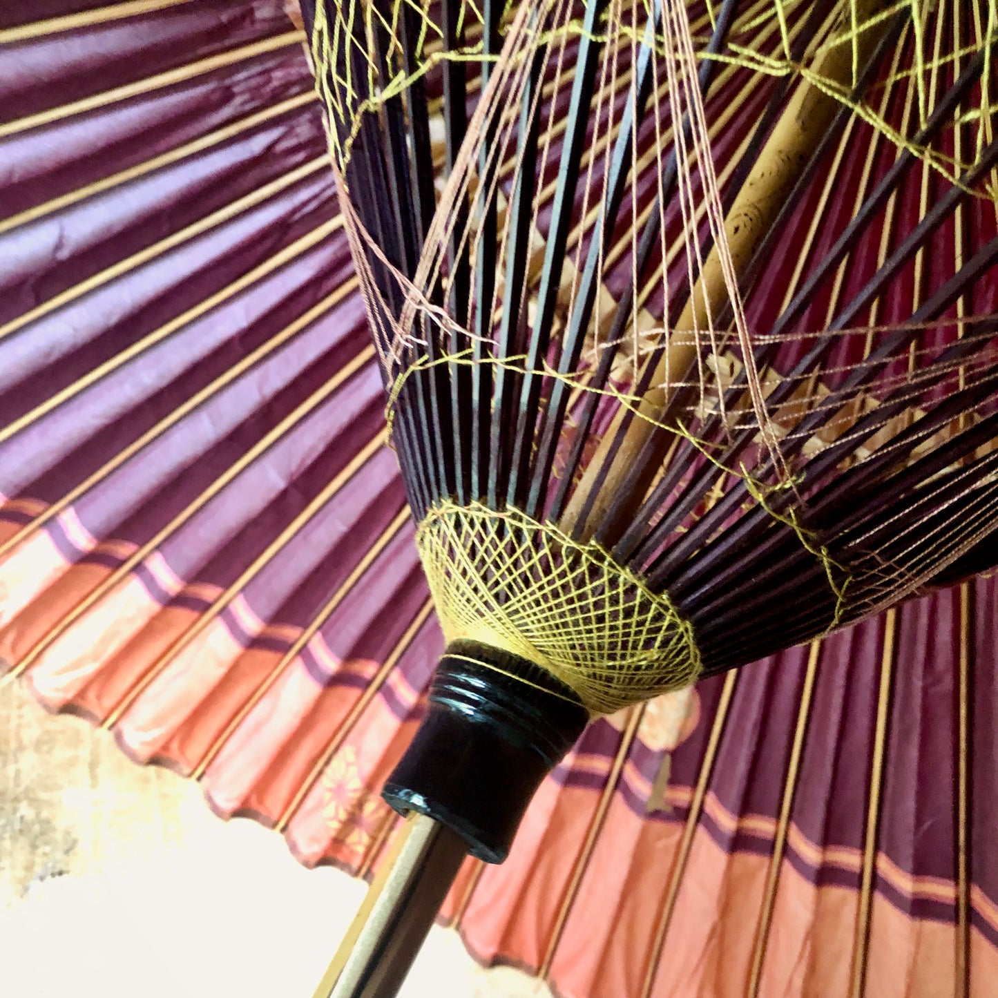 Vintage Japanese Wagasa Paper Umbrella (1960s)