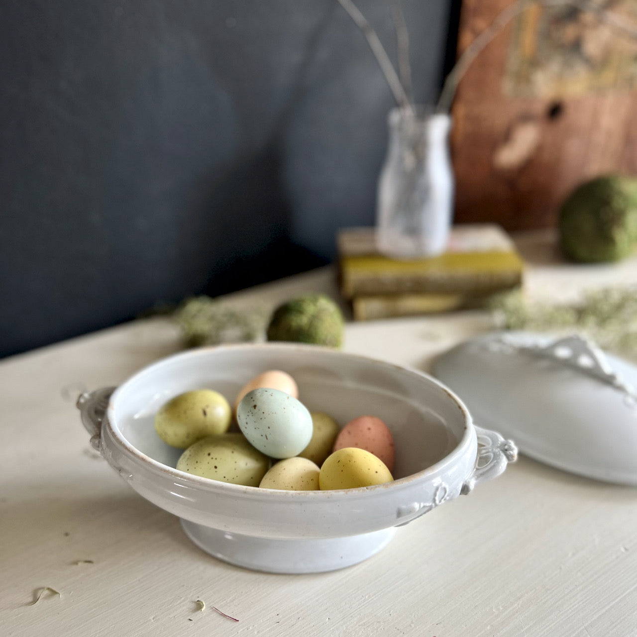 Antique Burgess & Goddard Ironstone Vegetable Dish (c.1800s)